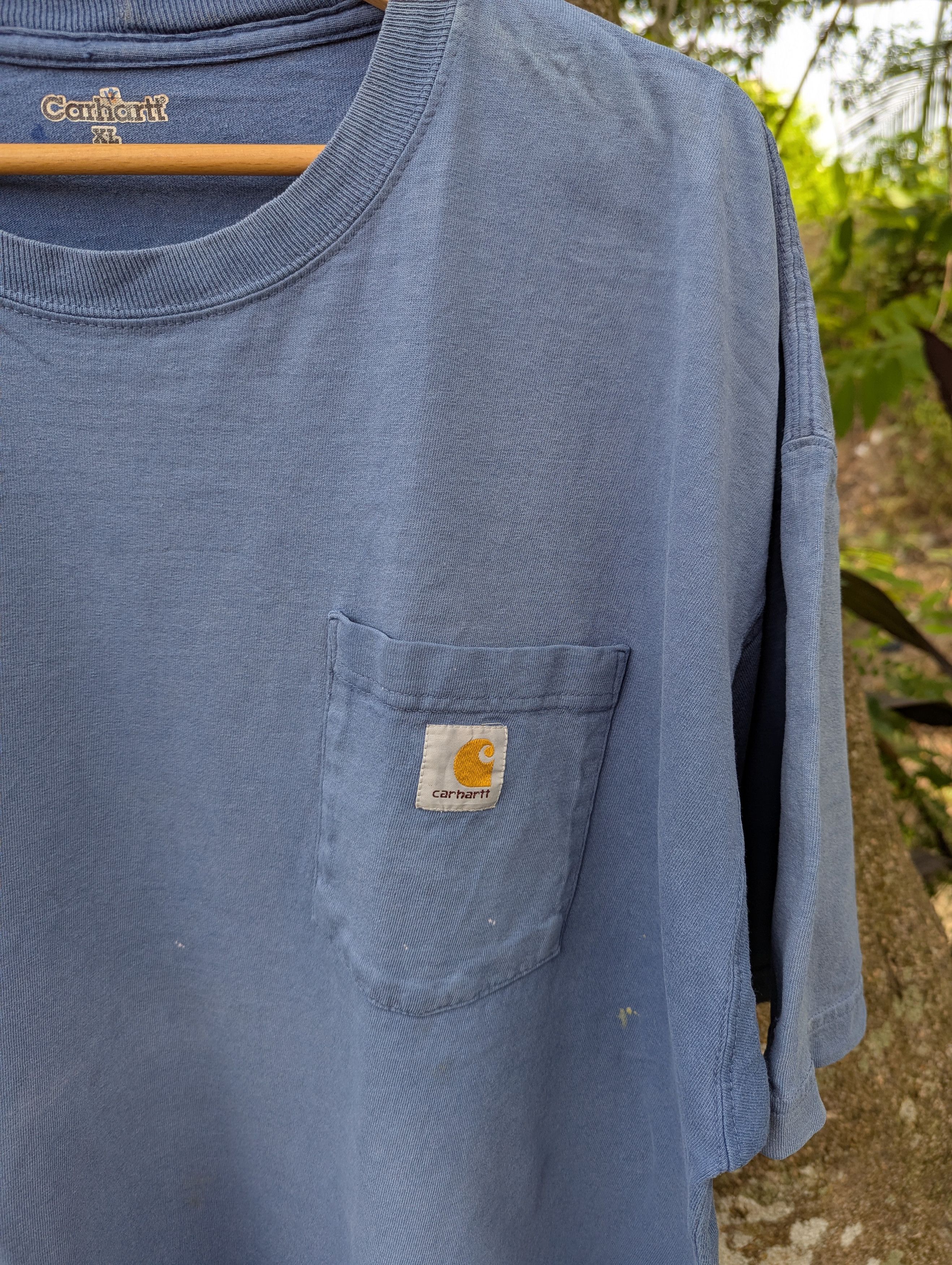 Carhartt Thrashed Carhartt Sunfaded Tshirt Size US XL / EU 56 / 4 - 2 Thumbnail