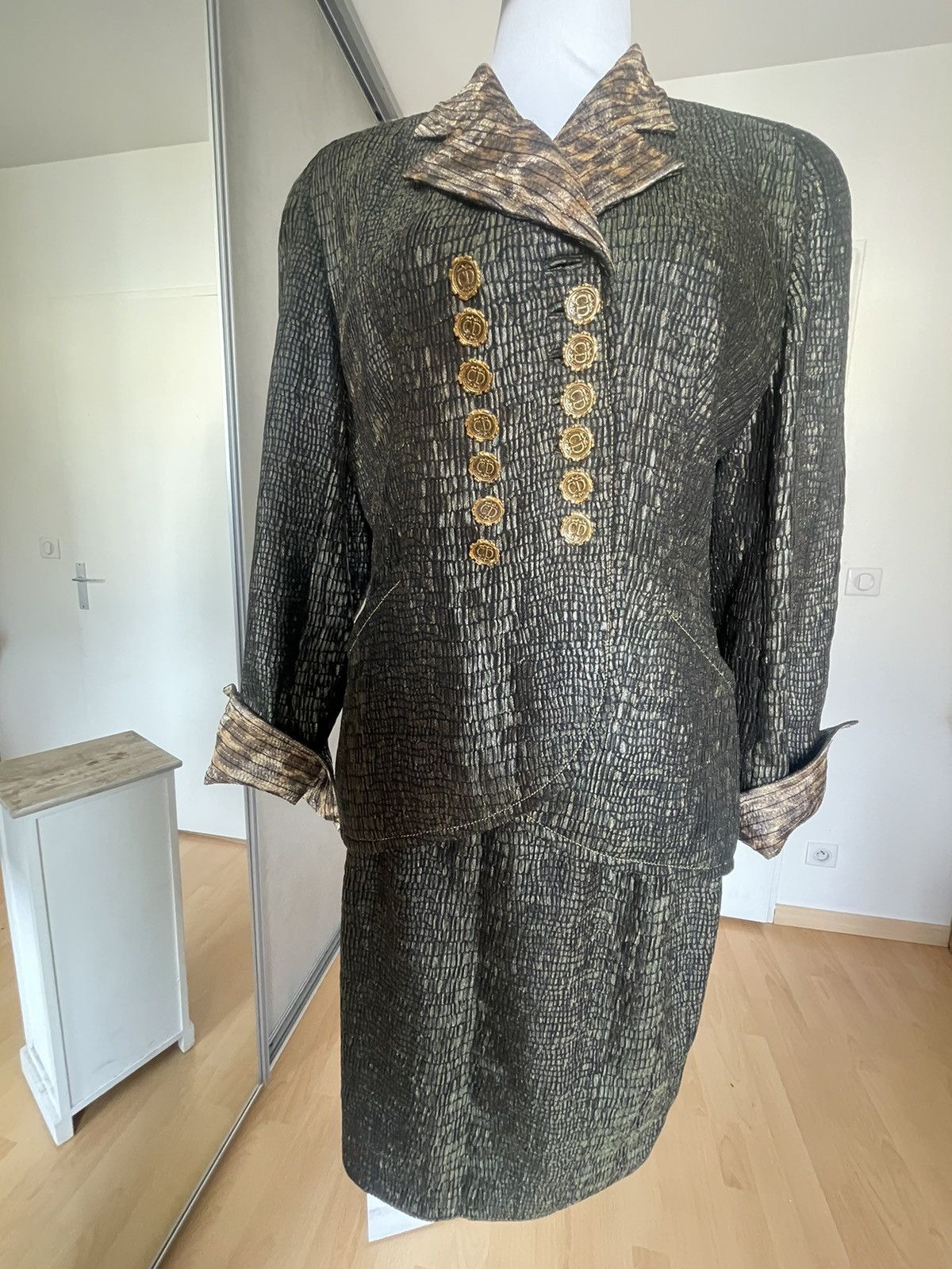 Dior CHRISTIAN DIOR SUIT. Vintage Size M / US 6-8 / IT 42-44 - 1 Thumbnail