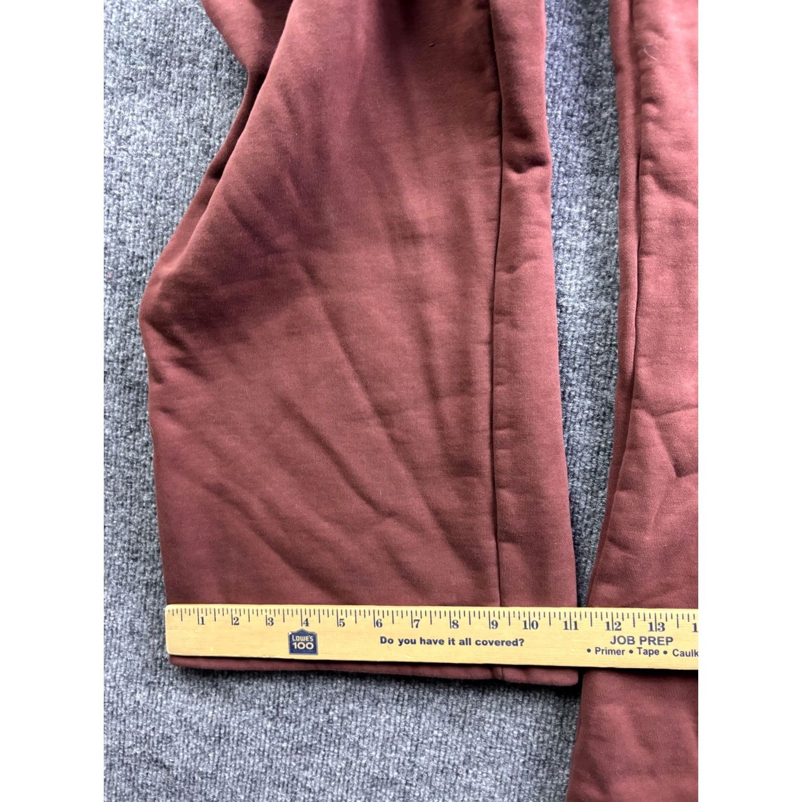 Jordan Brand Jordan Womens Sweatpants M Brown Fleece Wide-Leg Pockets Drawstring Casual Activewear 80/20 Cotton-Polyester Winter Size 32" / US 10 / IT 46 - 7 Thumbnail