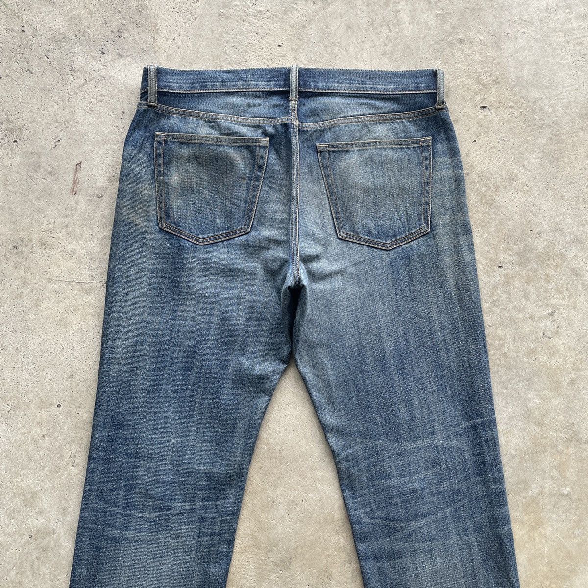 Japanese Brand W37 Vintage Japanese Distressed Jeans Rusty Faded Pants Size US 37 - 8 Thumbnail