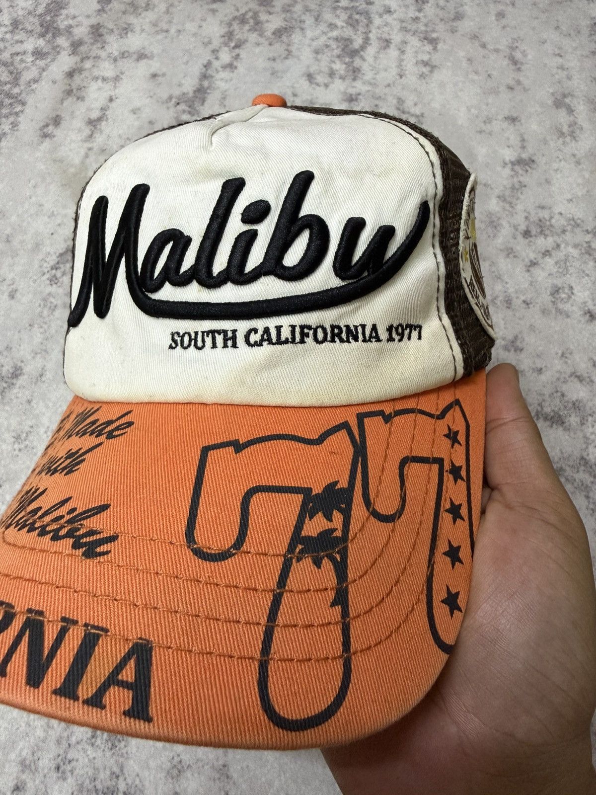 Vintage Malibu California Snapback Adjuastable Trucker Cap Size ONE SIZE - 6 Thumbnail