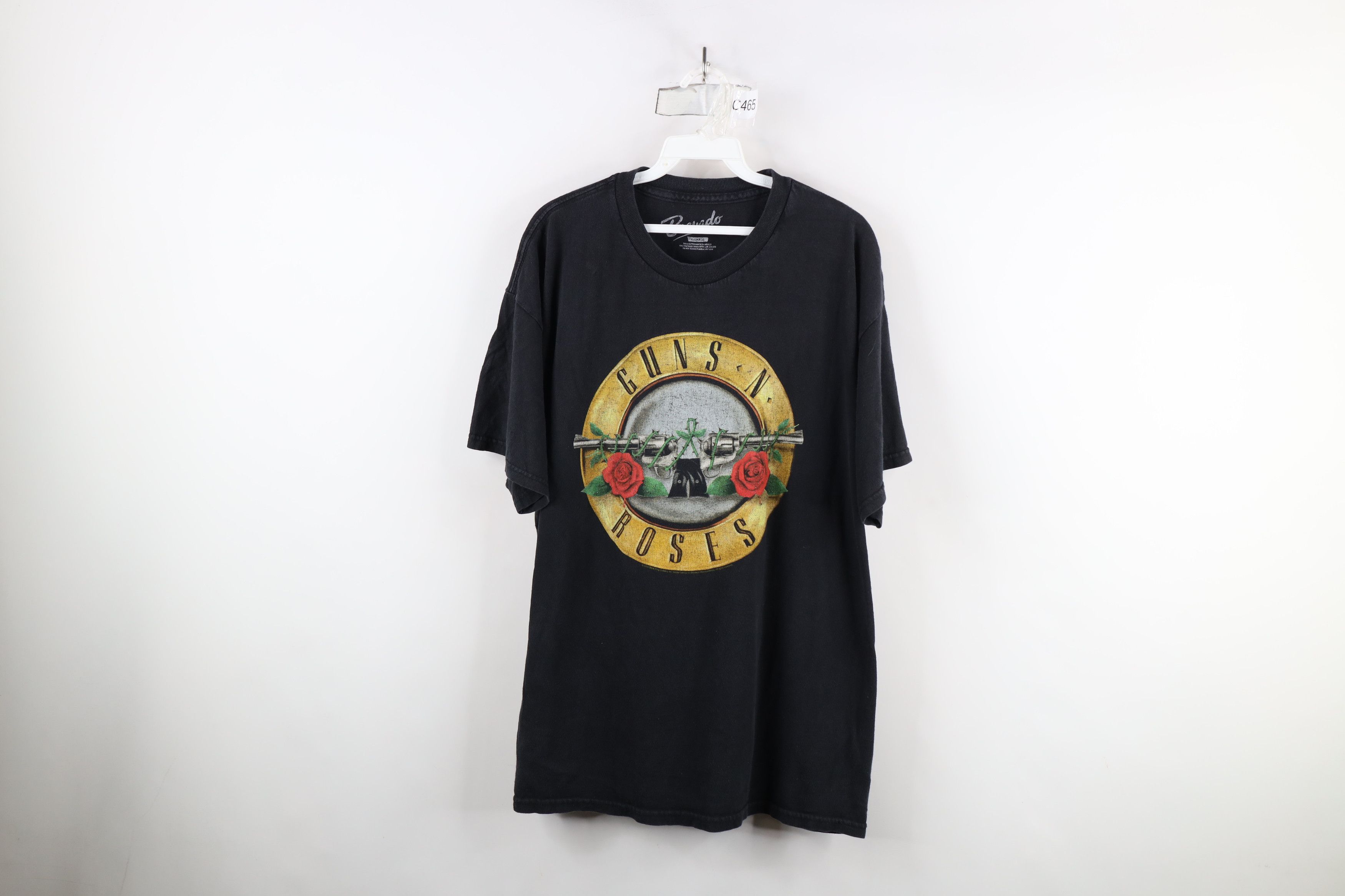 Vintage Retro Y2K Spell Guns N Roses Band Short Sleeve T-Shirt Black Size US XL / EU 56 / 4 - 1 Thumbnail