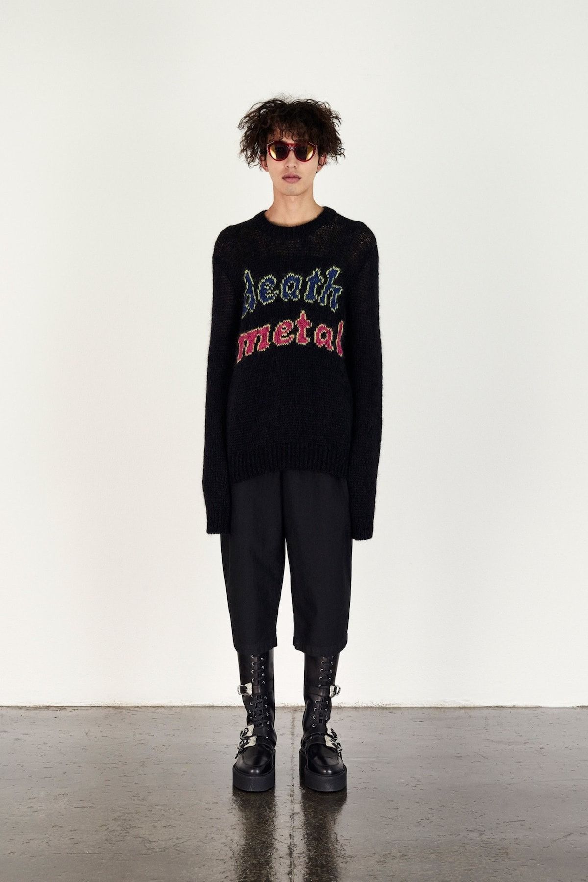 McQ Alexander McQueen AW17 Death Metal Grunge Punk Mohair Knit Sweater Size US L / EU 52-54 / 3 - 4 Thumbnail