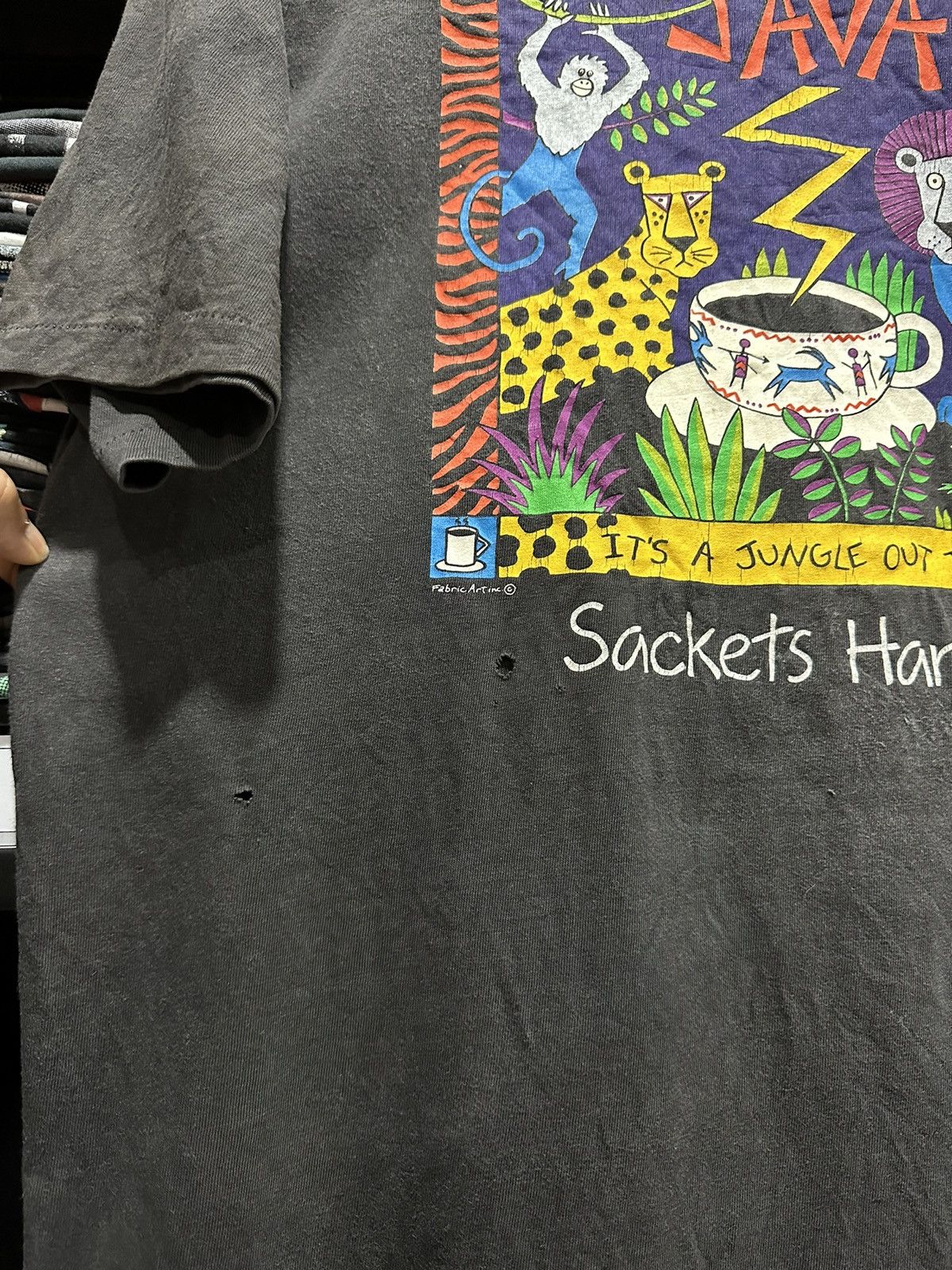 Vintage Vintage 90s Sackets Harbor By Rebecca Lee Balawin Art Tee Size US XL / EU 56 / 4 - 5 Thumbnail