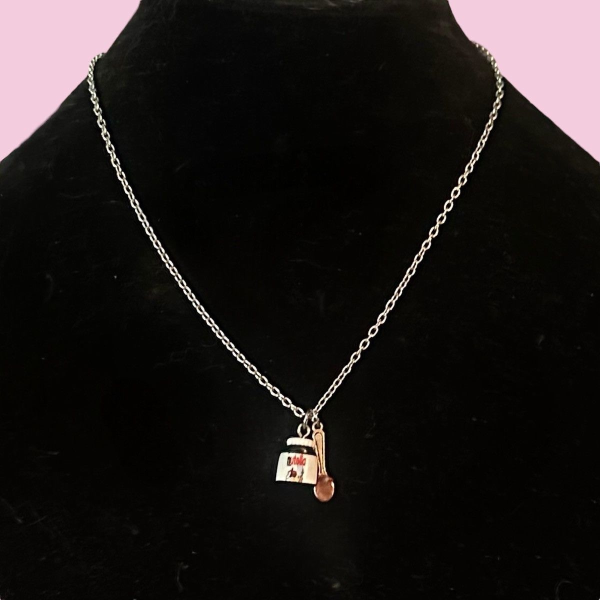 Other Silver tone Nutella charm necklace Size ONE SIZE - 1 Thumbnail