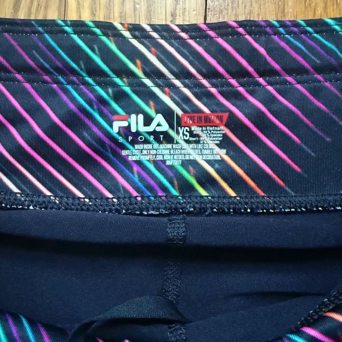 Fila Vintage Fila Sport ‘Live in Motion’ Skort Size 25" / US 0 / IT 36 - 4 Thumbnail