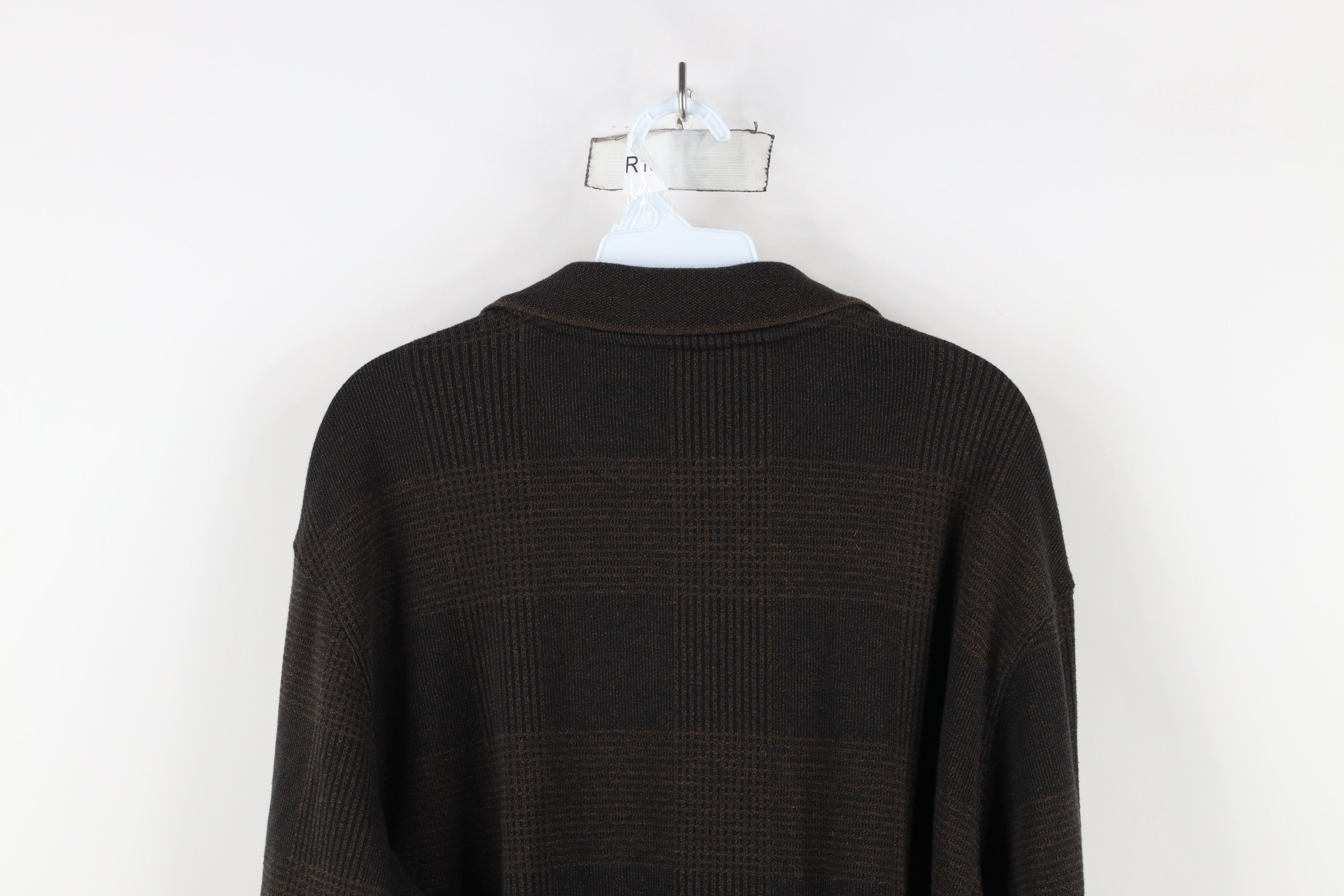 Vintage Vintage 90s Streetwear Knit Long Sleeve Rugby Polo Shirt Size US XL / EU 56 / 4 - 9 Thumbnail