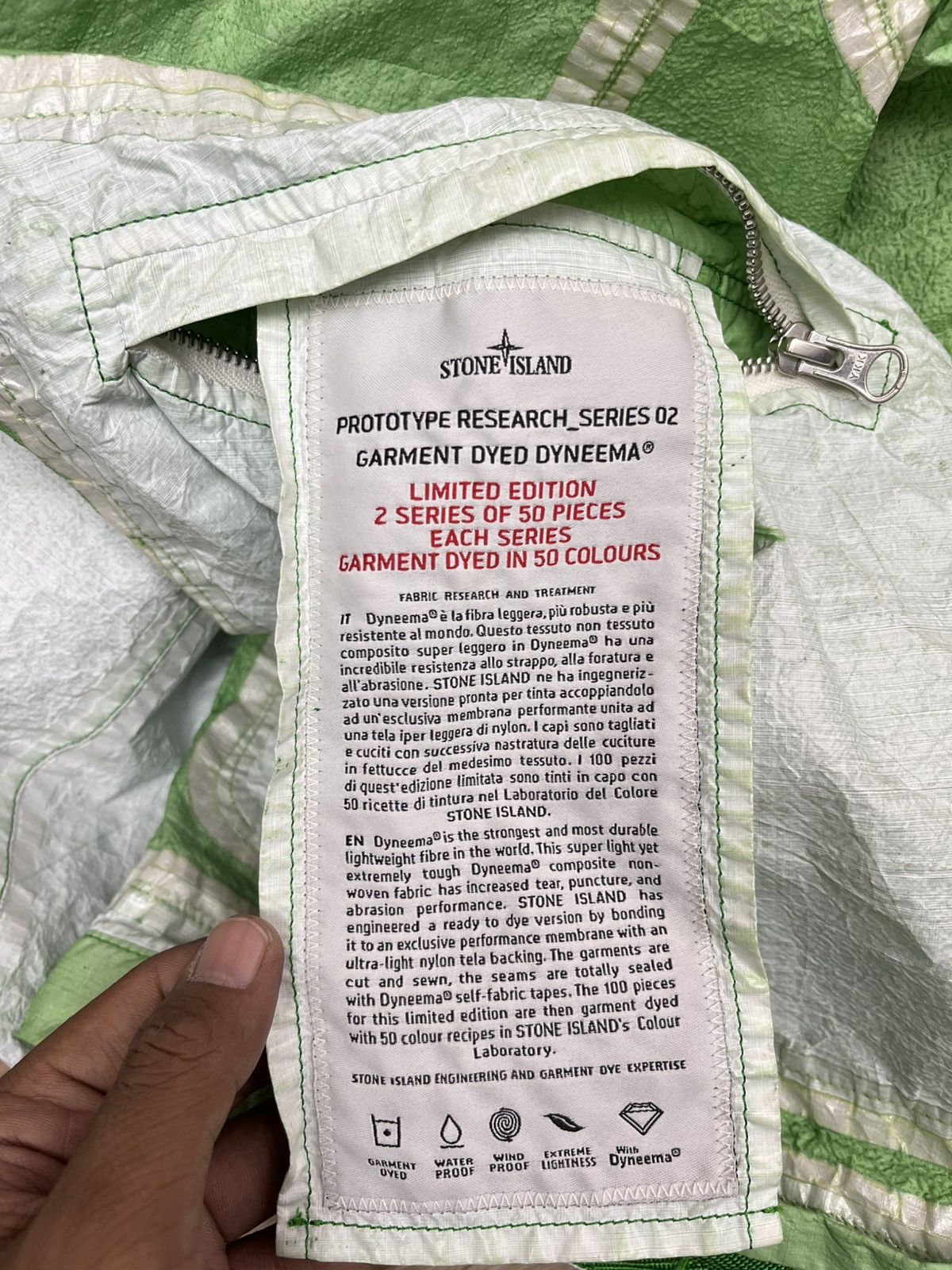 Stone Island Stone island prototype 02 reversible jacket very rare Size US L / EU 52-54 / 3 - 24 Thumbnail