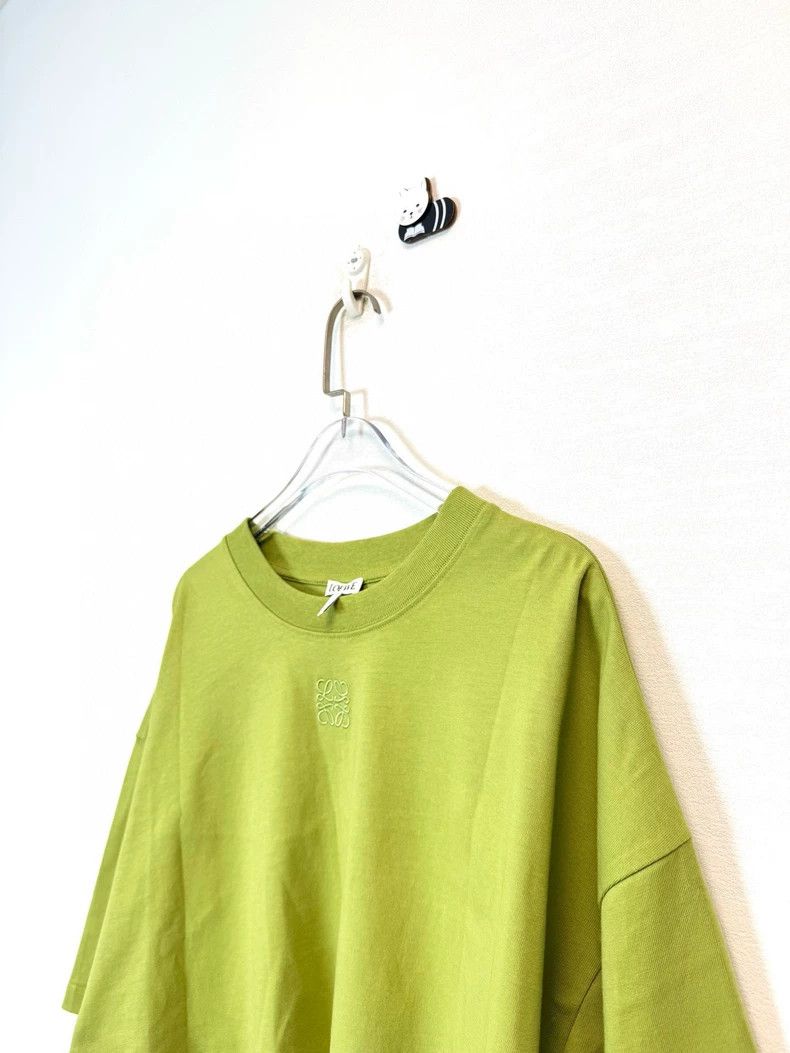 Loewe LOEWE Avocado green chest embroidery logo short sleeve T-s Size XS / US 0-2 / IT 36-38 - 3 Thumbnail