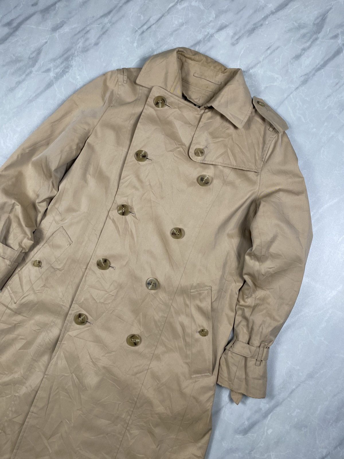 Burberry Vintage Burberry London Nova Check Light Trench Coat Size US M / EU 48-50 / 2 - 3 Thumbnail