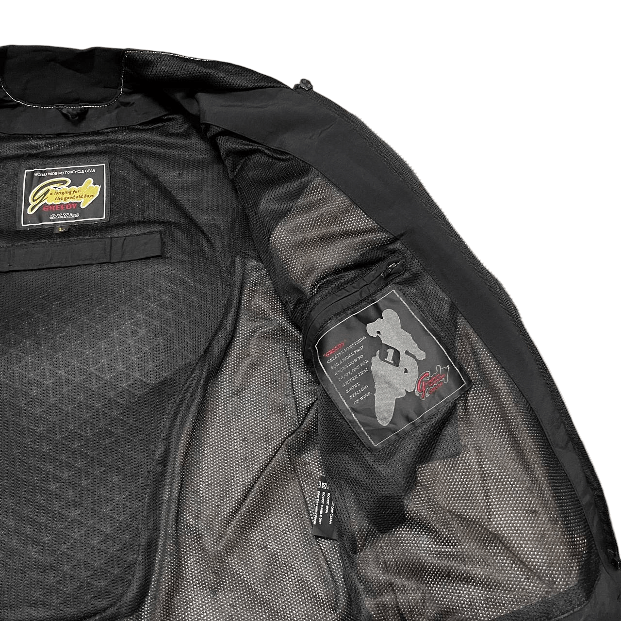 Japanese Brand Vintage Greedy Motorcycle Racing Jacket with Padding Size US L / EU 52-54 / 3 - 9 Thumbnail