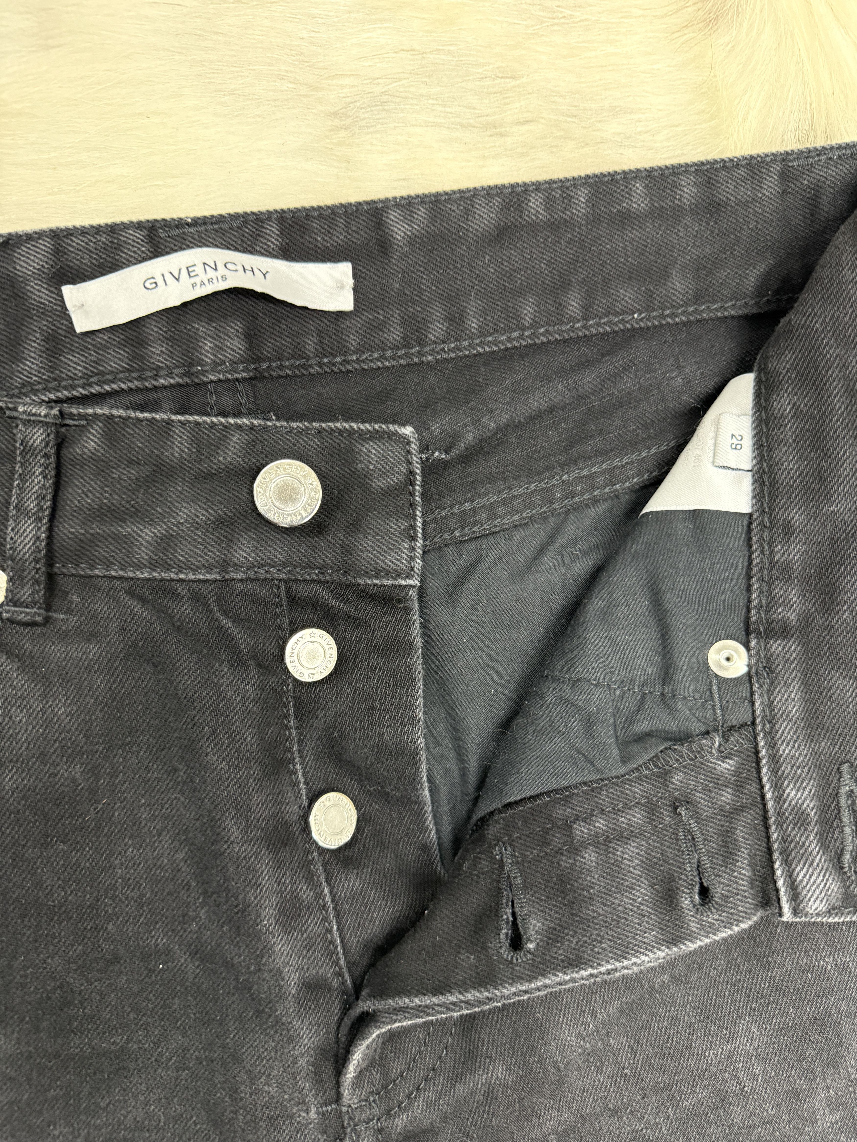 Givenchy Givenchy 16SS Back Pocket Studded Slim Denim Jean Size US 29 - 4 Thumbnail