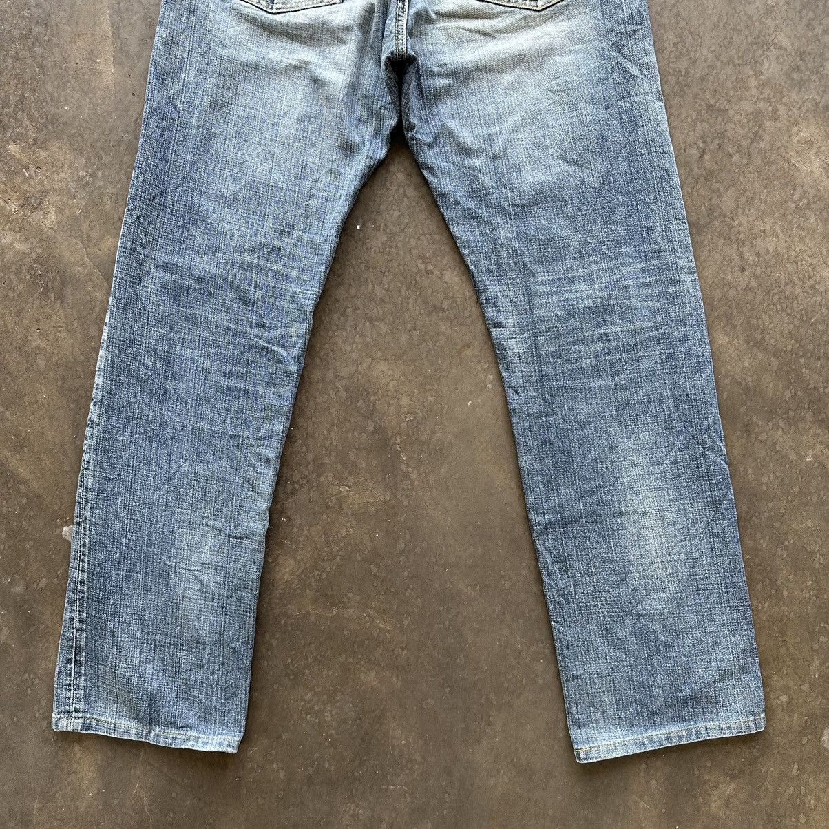 Japanese Brand Vintage GLHEART Distressed Faded Denim Jean Pant W30 Size US 30 / EU 46 - 11 Thumbnail