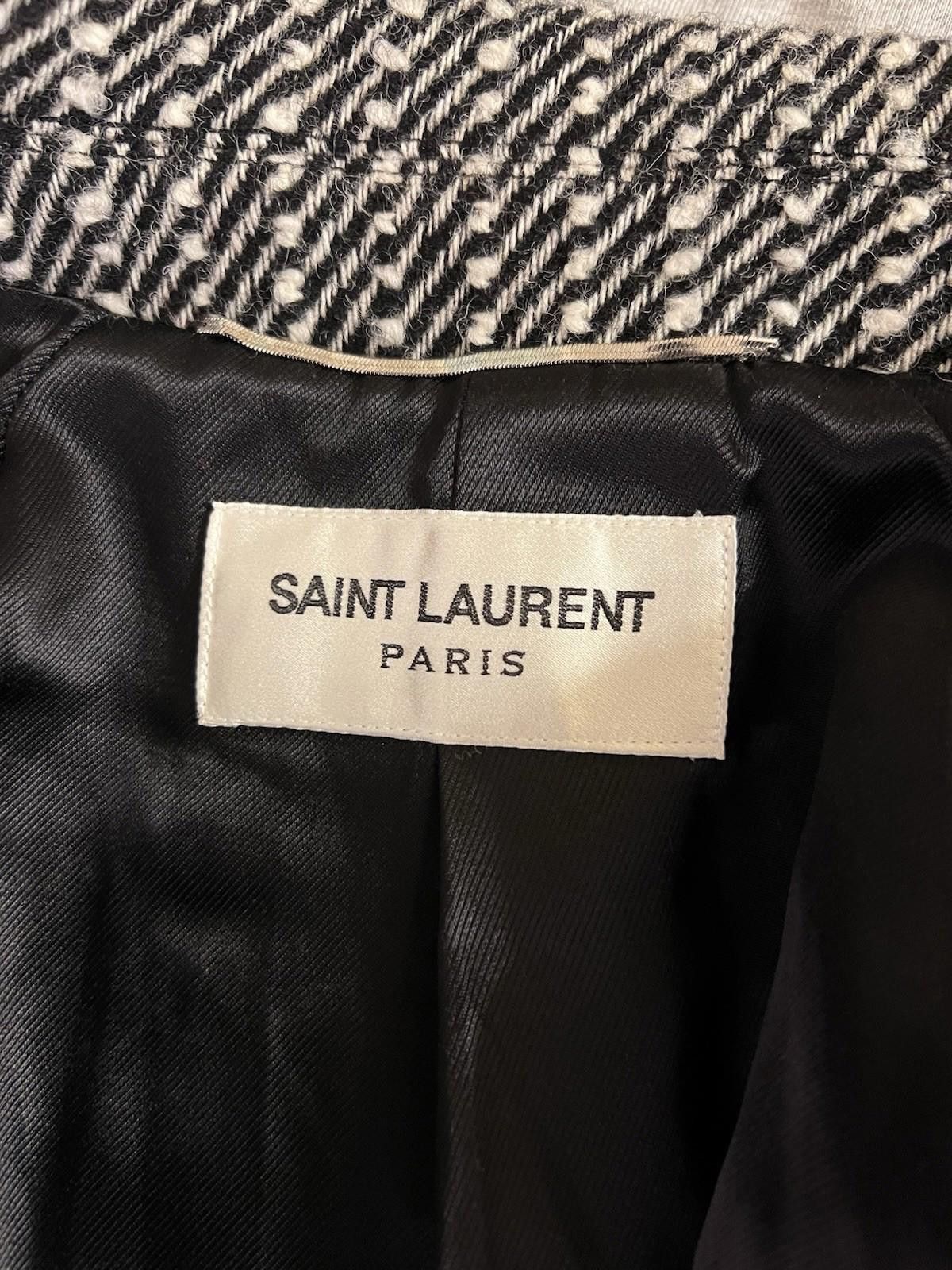 Saint Laurent Paris Saint Laurent Paris Wool Long Belted Coat 50 Size US M / EU 48-50 / 2 - 4 Thumbnail