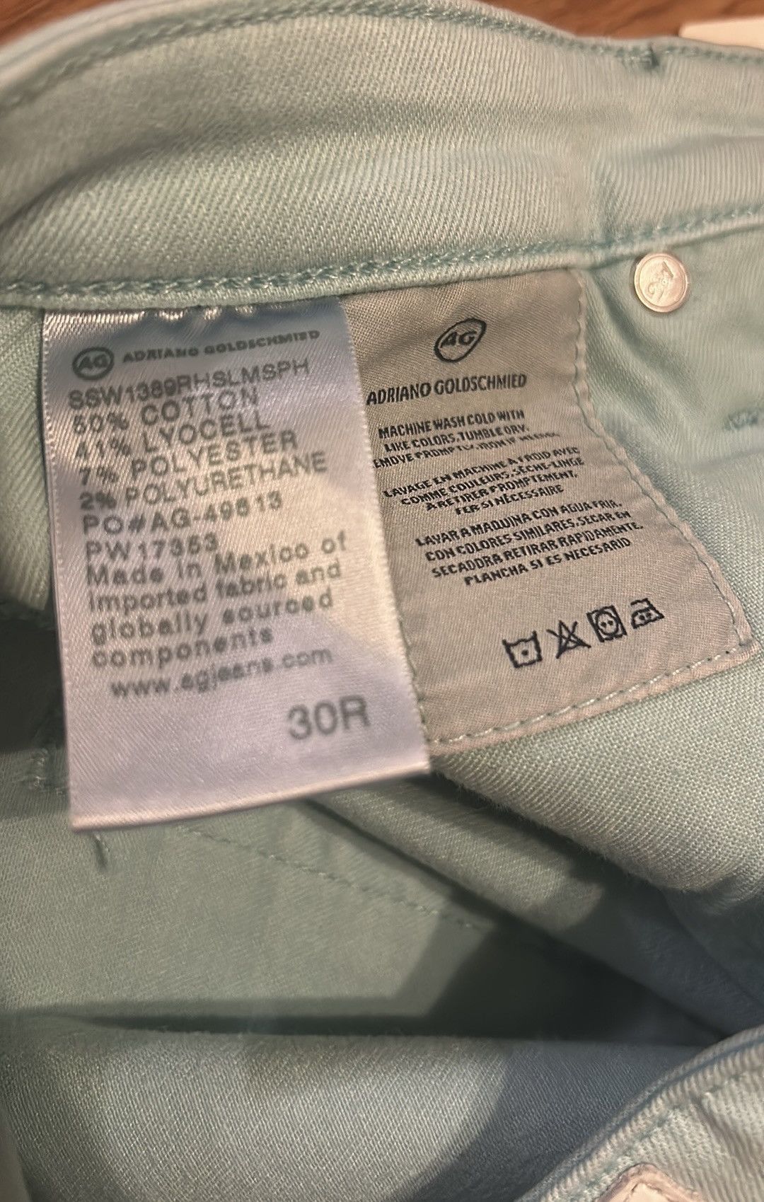 AG Adriano Goldschmied AG Jeans The Legging Ankle Super Skinny Jeans size 30 Size 30" / US 8 / IT 44 - 6 Thumbnail