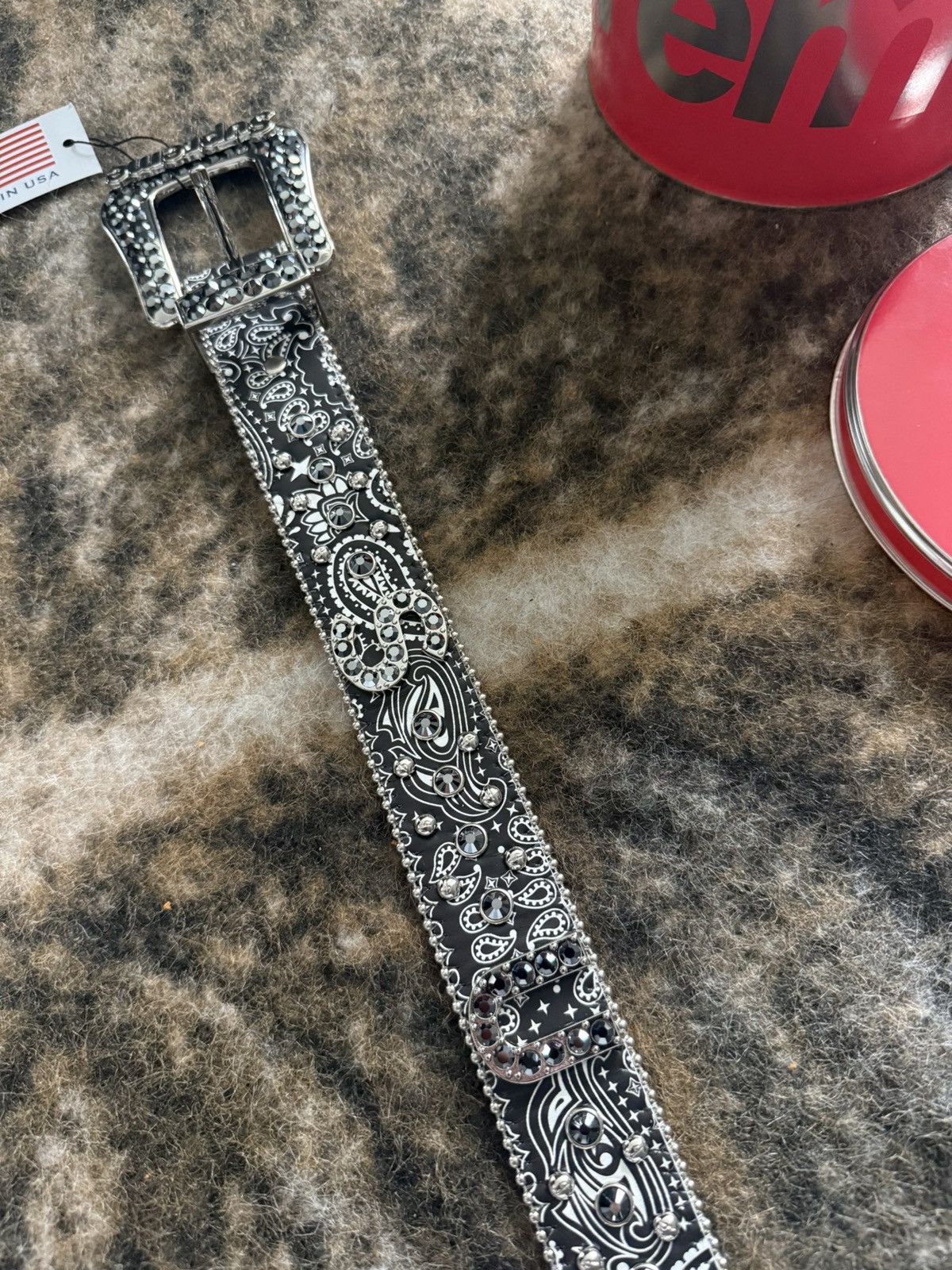 B.B. Simon × Supreme SUPREME BB SIMON BANDANA BELT Size 34 - 6 Thumbnail
