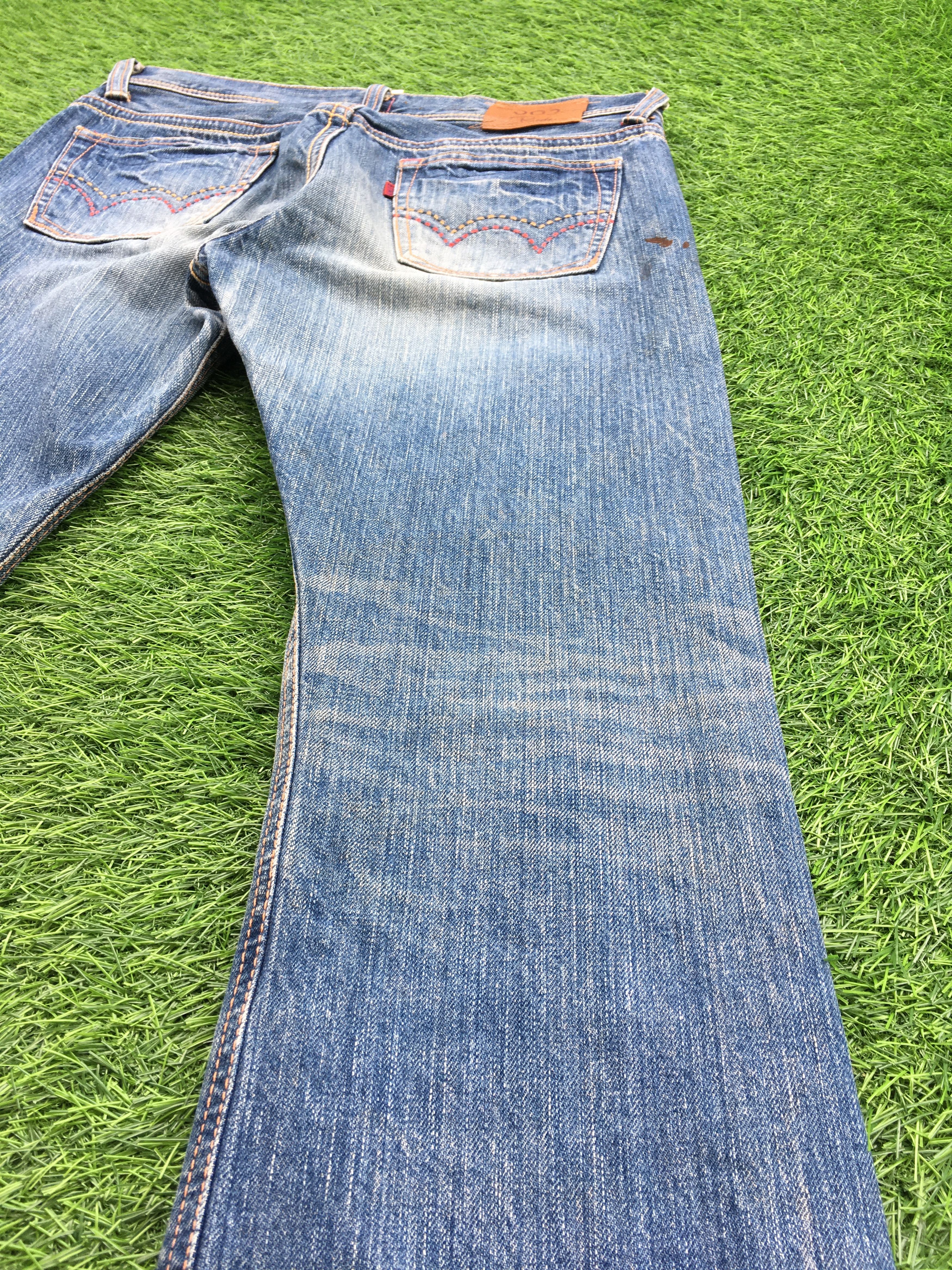 Japanese Brand Japanese Low Waist Kick Flared Denim D-1212 Size 29" - 7 Thumbnail