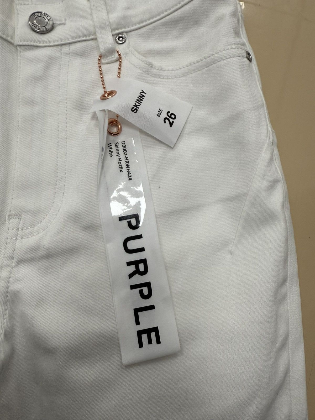 Other Purple Brand Sky White Jeans Size 26" / US 2 / IT 38 - 2 Thumbnail