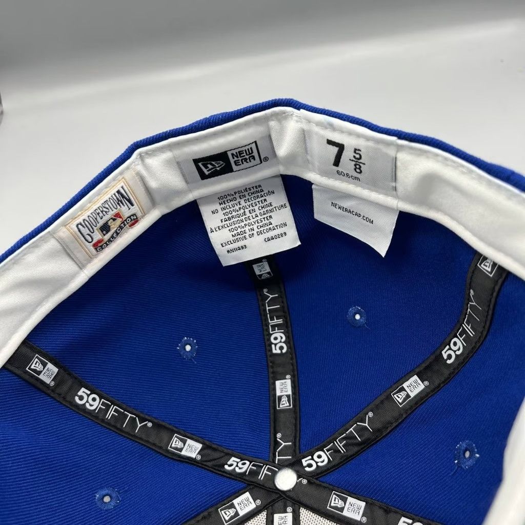 New Era Toronto Blue Jays Hat Men 7 5/8 59Fifty New Era Fitted Cap Size ONE SIZE - 5 Thumbnail
