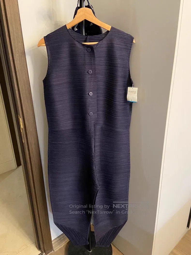 Issey Miyake Issey Miyake size:3 Navy Blue Camisole Size M / US 6-8 / IT 42-44 - 1 Thumbnail