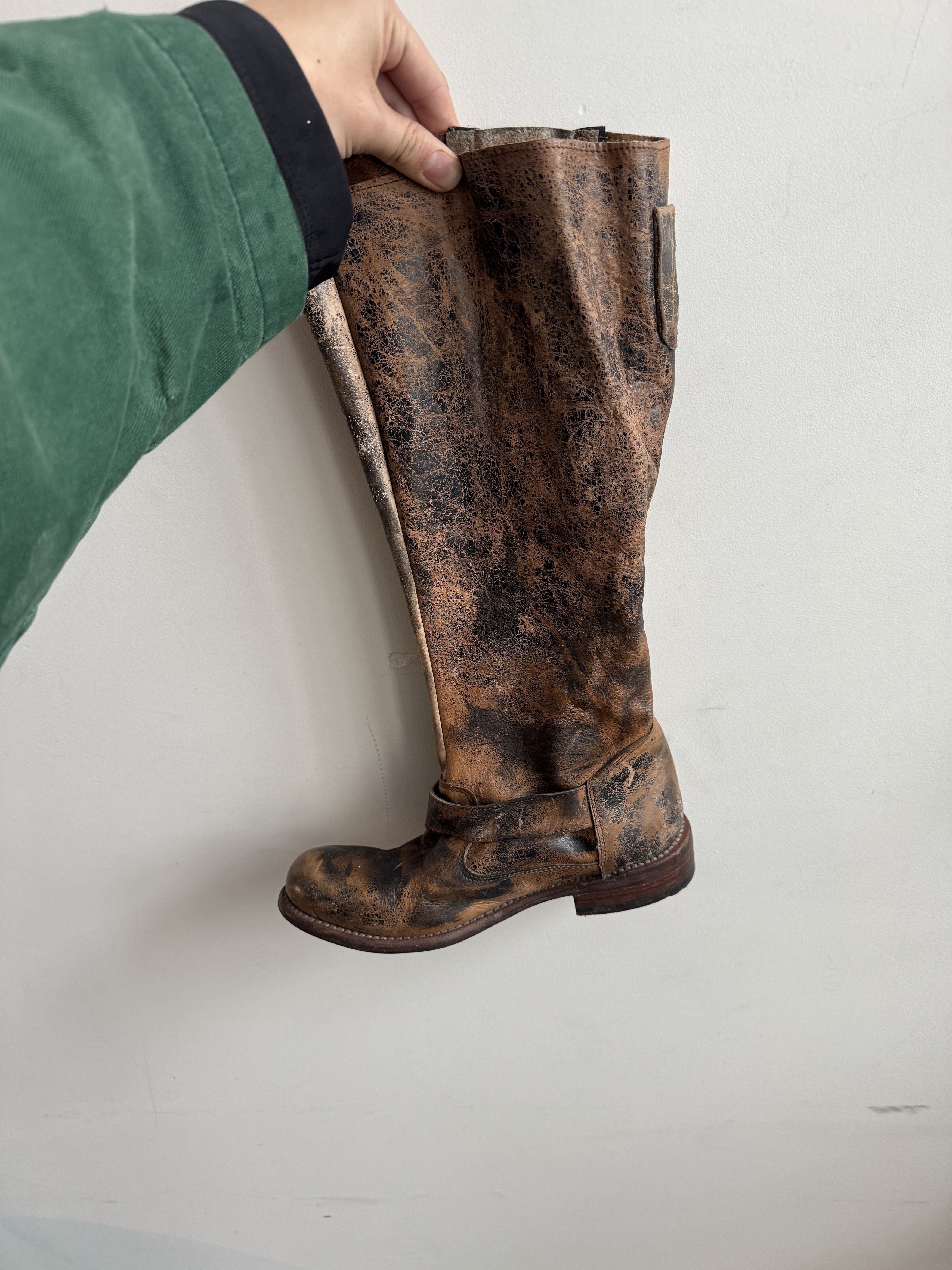 Bed Stu Bedstu Cobbler Series Distressed Leather Boots Size 7 Size US 7 / IT 37 - 4 Thumbnail
