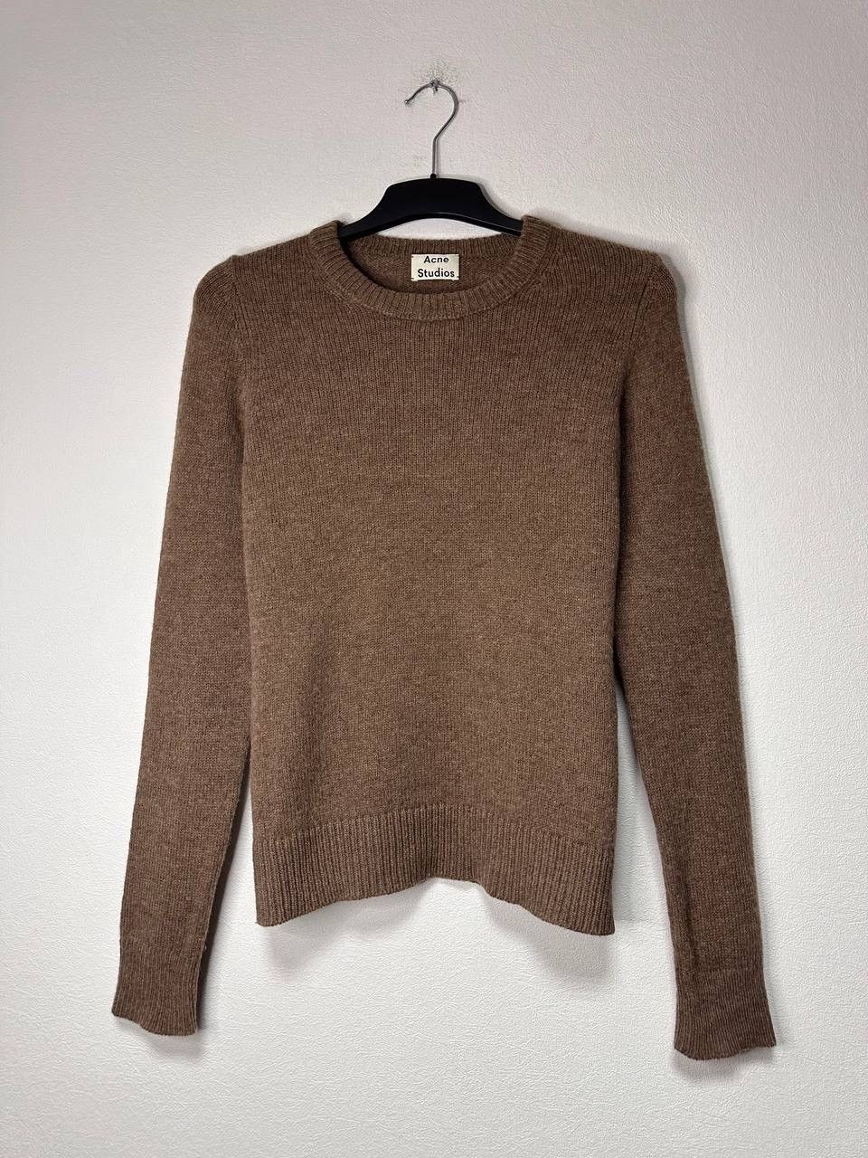 Acne Studios Acne Studios Kai Reverse PAW16 Wool Brown Knit Sweater Size US S / EU 44-46 / 1 - 1 Thumbnail