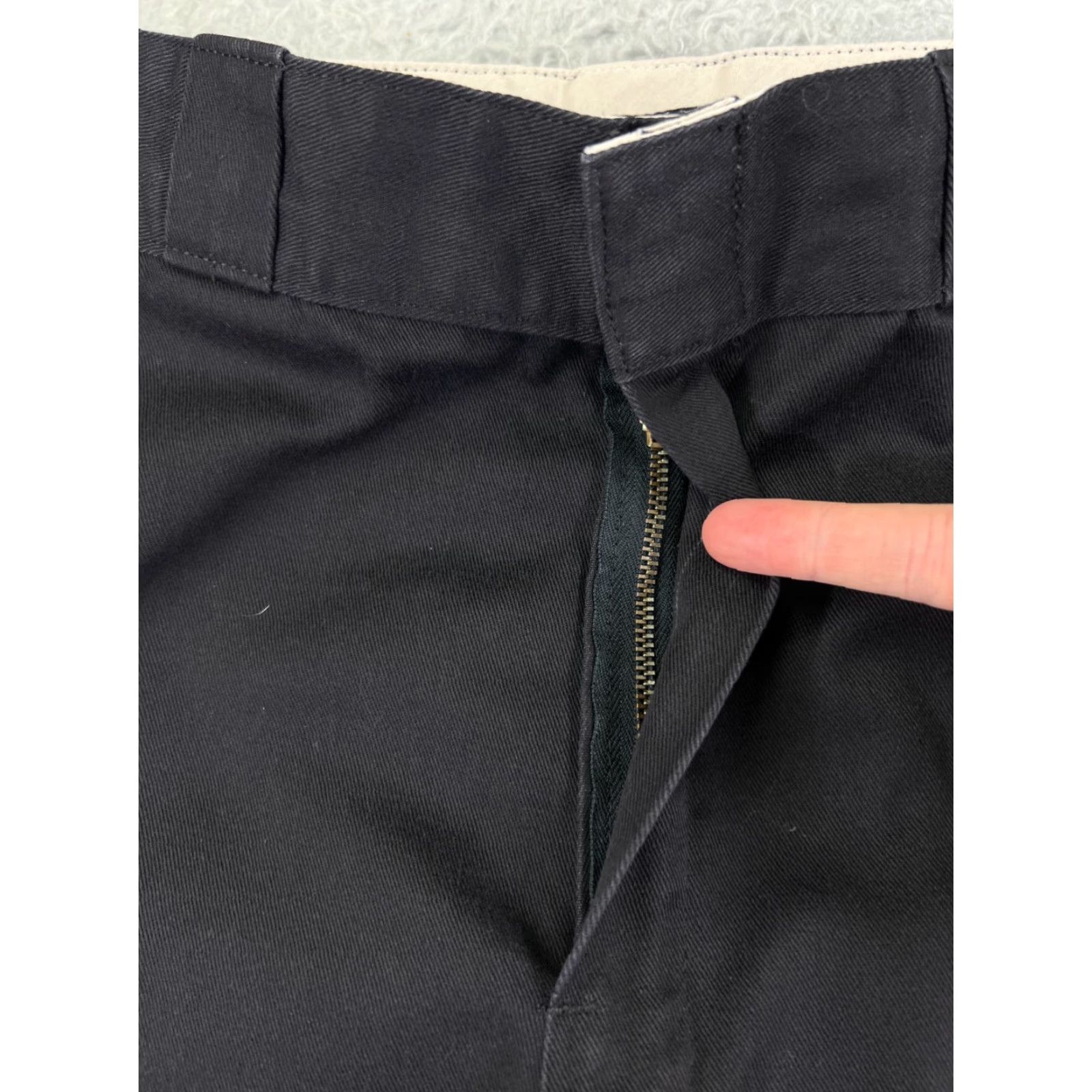 Dickies Dickies Pants Adult 30 Black Workwear Straight 30x27 Polyester Canvas Khakis Regular Mens Dickies Pants Size US 30 / EU 46 - 5 Thumbnail