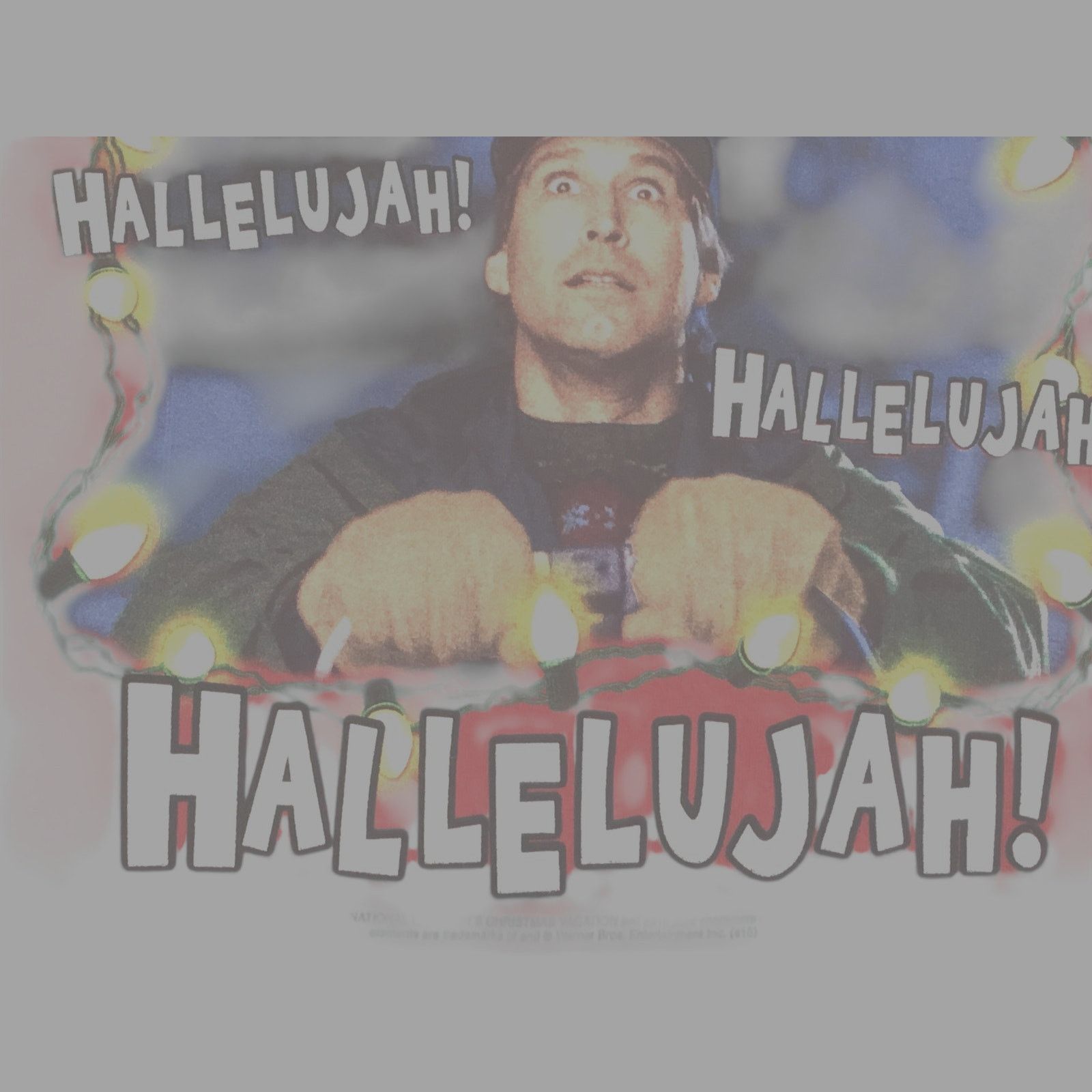 Gildan National Lampoon Christmas Vacation Hallelujah T-Shirt Large Size US L / EU 52-54 / 3 - 3 Thumbnail