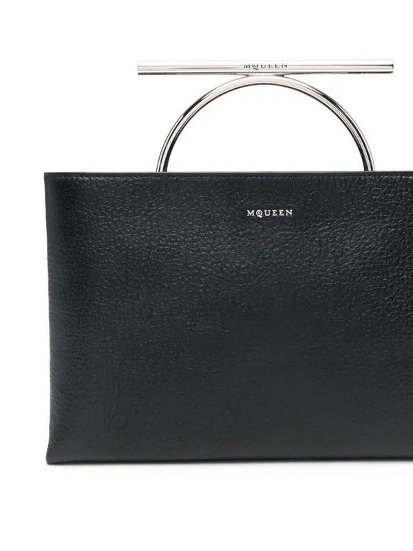 Alexander McQueen o1w1db10925 Size:OS/T-Bar Clutch in Black Size ONE SIZE - 3 Thumbnail