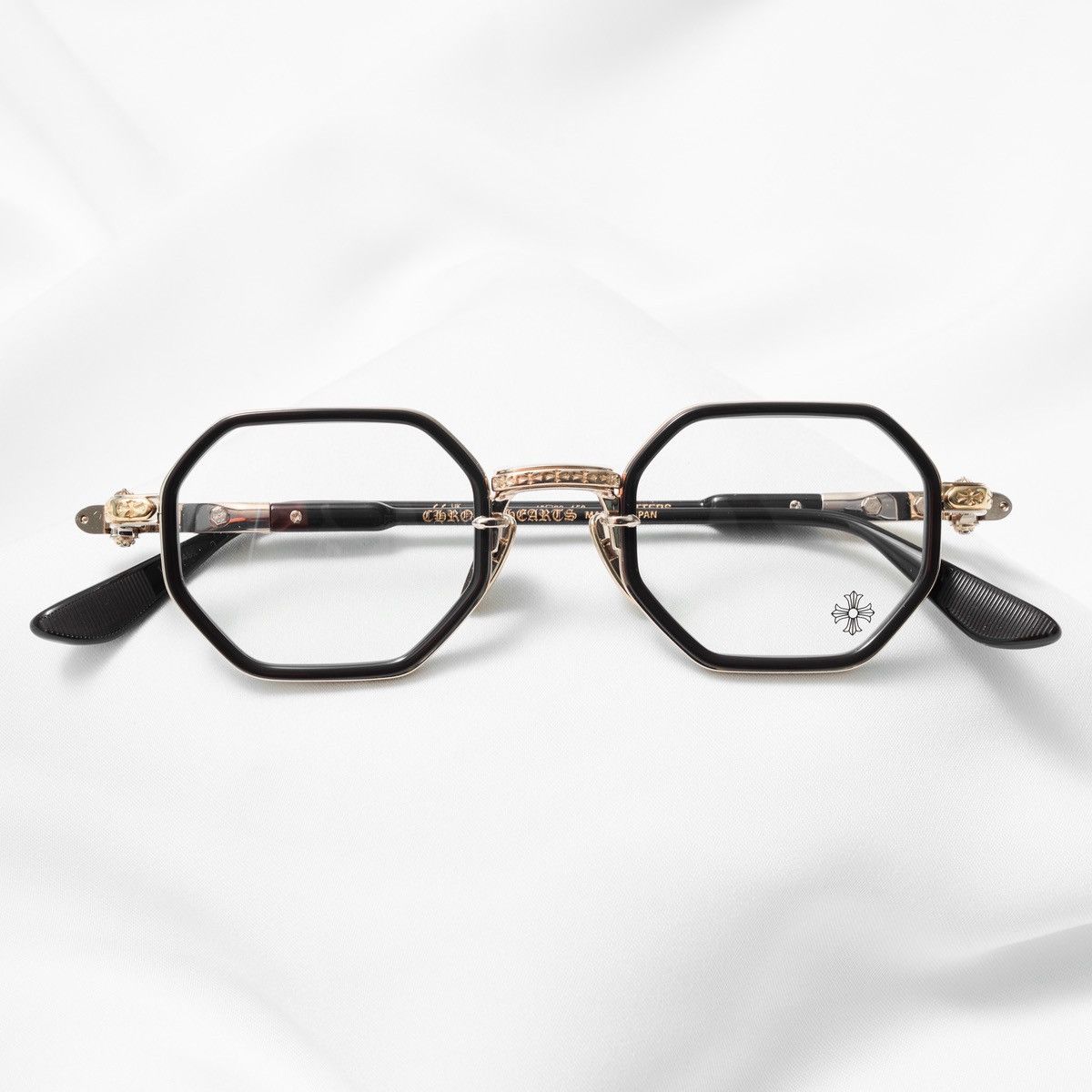 Chrome Hearts CHROME HEARTS TATTERS CLASSIC BROWN - GOLD PLATED GLASSES Size ONE SIZE - 6 Thumbnail