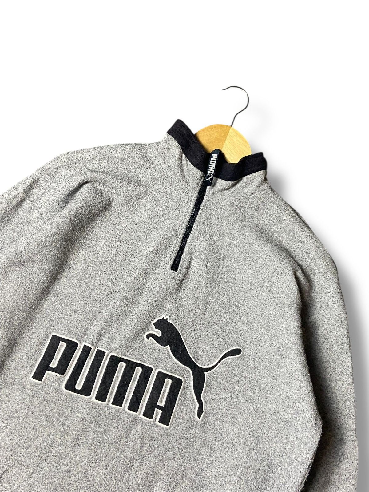 Puma Puma Big Logo Half Zipper Fleece Jacket (145) Size US XS / EU 42 / 0 - 4 Thumbnail