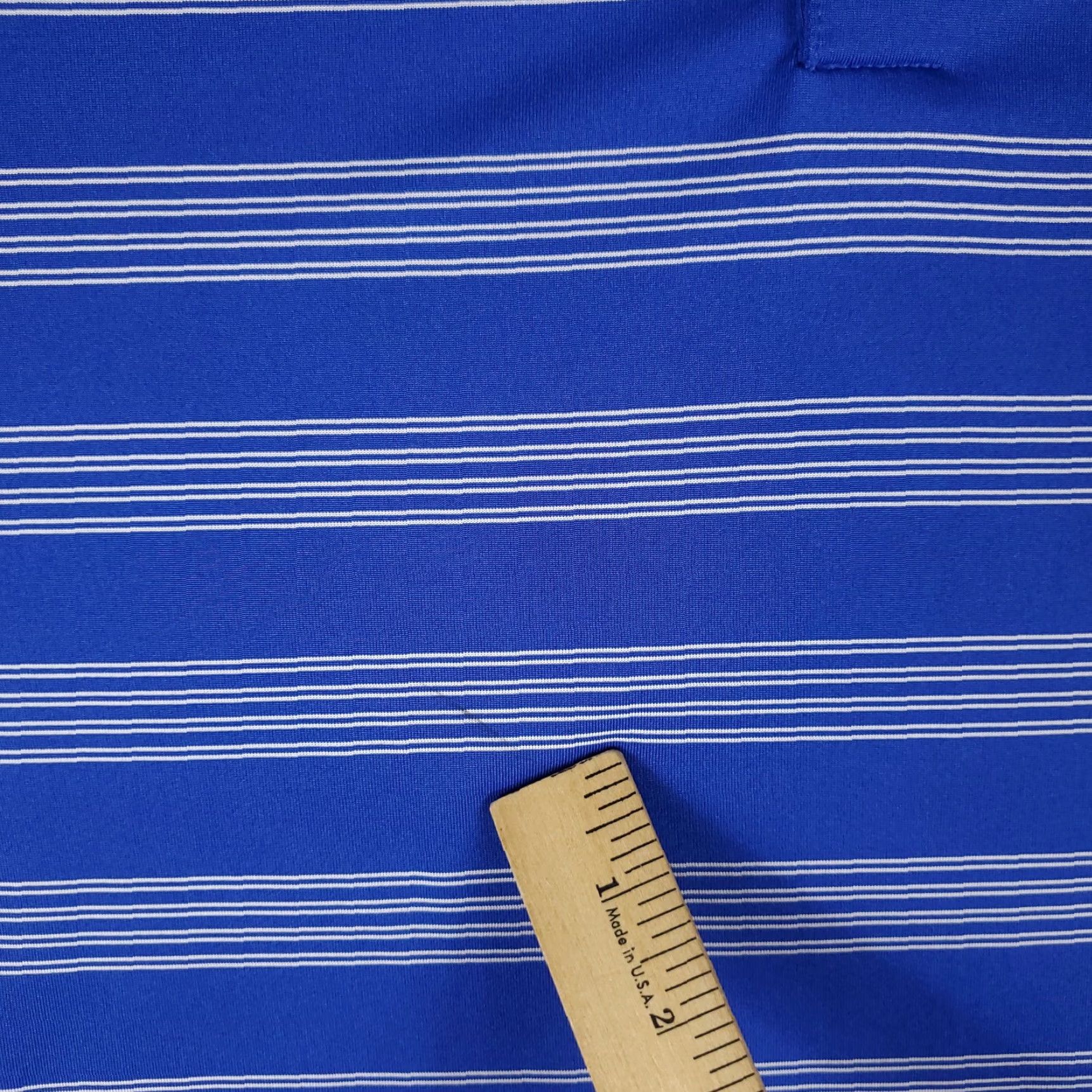 Nike Nike Polo Shirt Mens Medium Blue Stripe Swoosh Dri-Fit Golf Casual Short Sleeve Size US M / EU 48-50 / 2 - 3 Thumbnail