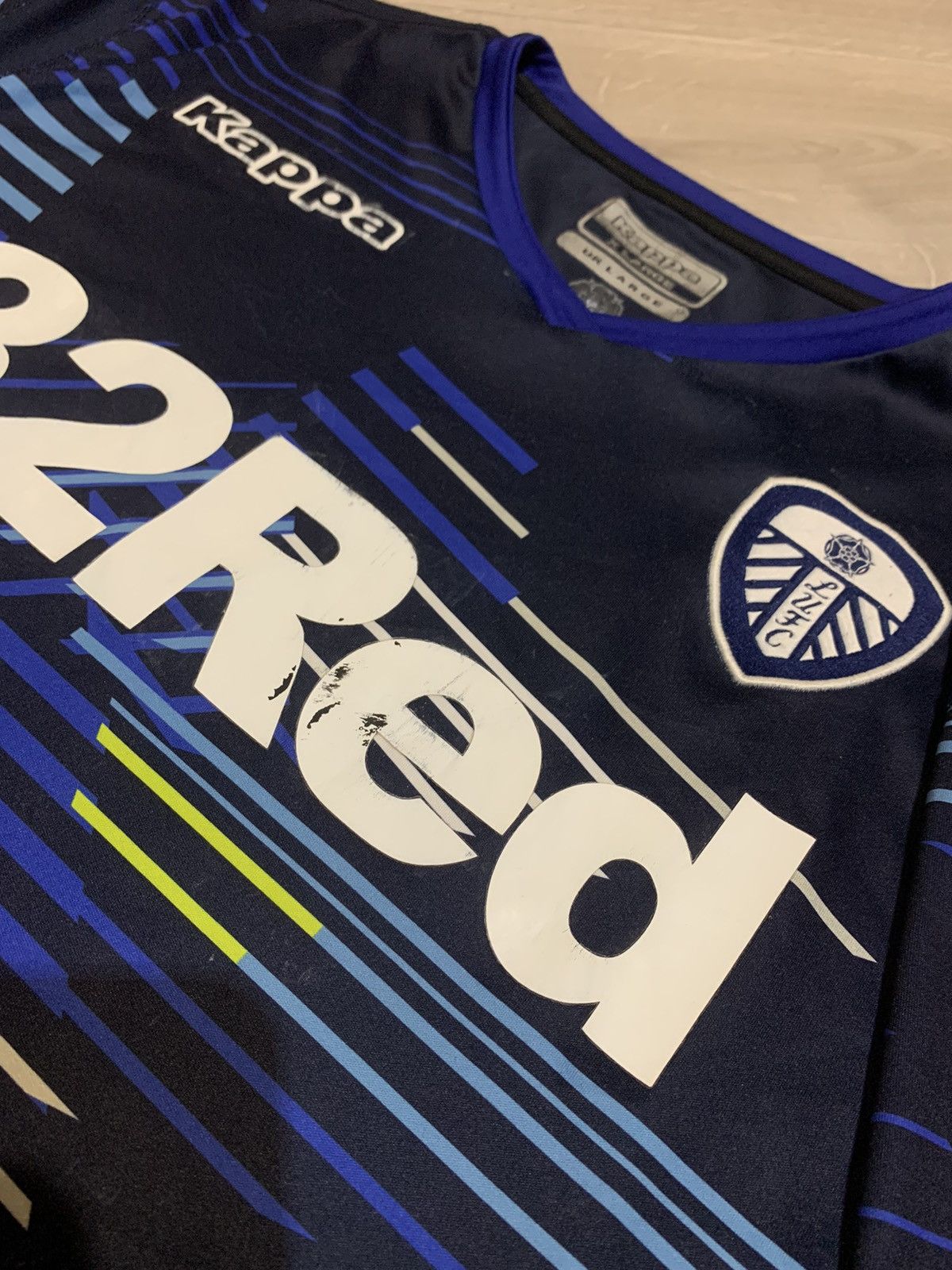 Kappa Kappa Leeds United 2018 2019 Away Shirt Football Jersey XL Size US XL / EU 56 / 4 - 6 Thumbnail
