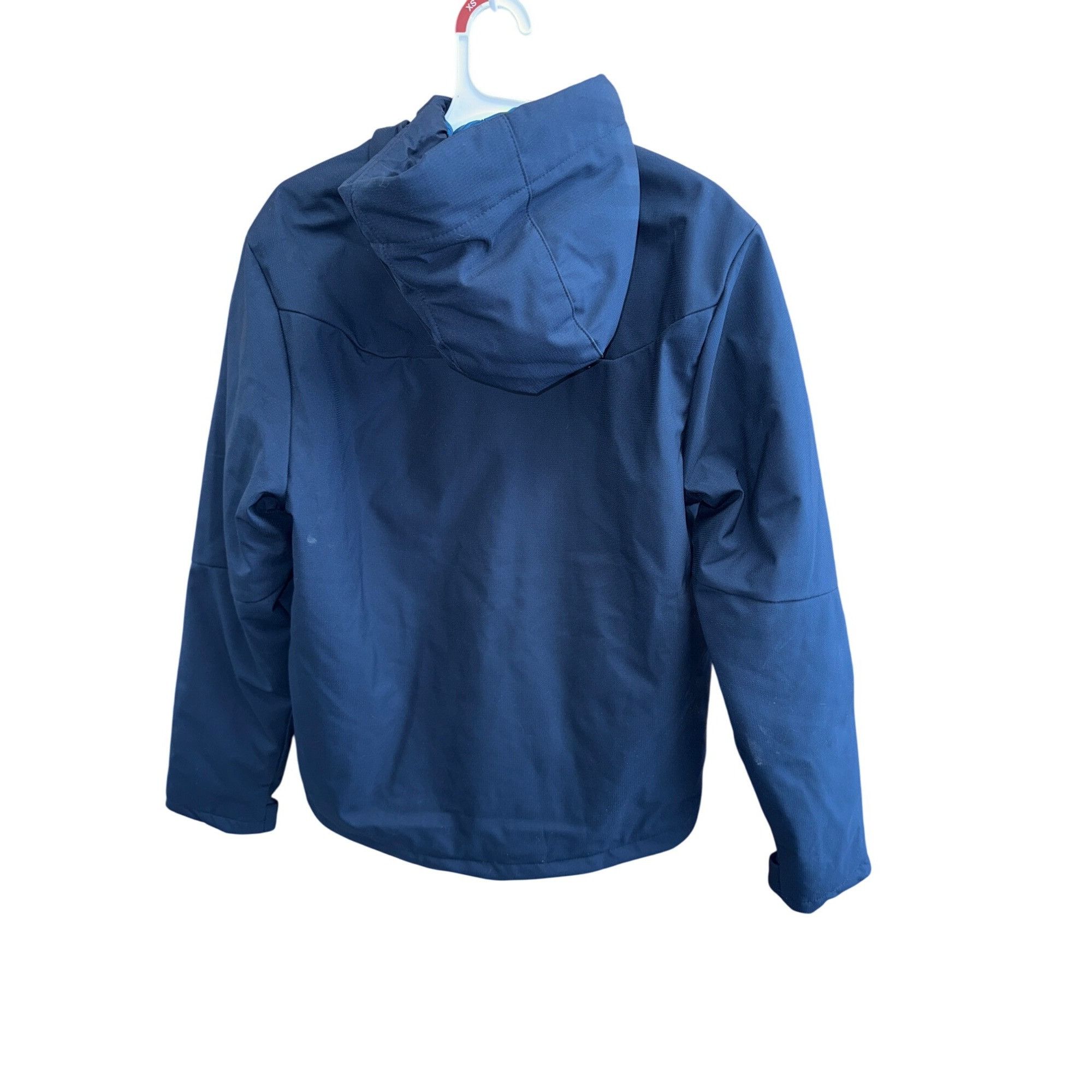 Other Men's Navy Hooded Jacket With Zip Pockets & Blue Lining Smal Size US S / EU 44-46 / 1 - 3 Thumbnail
