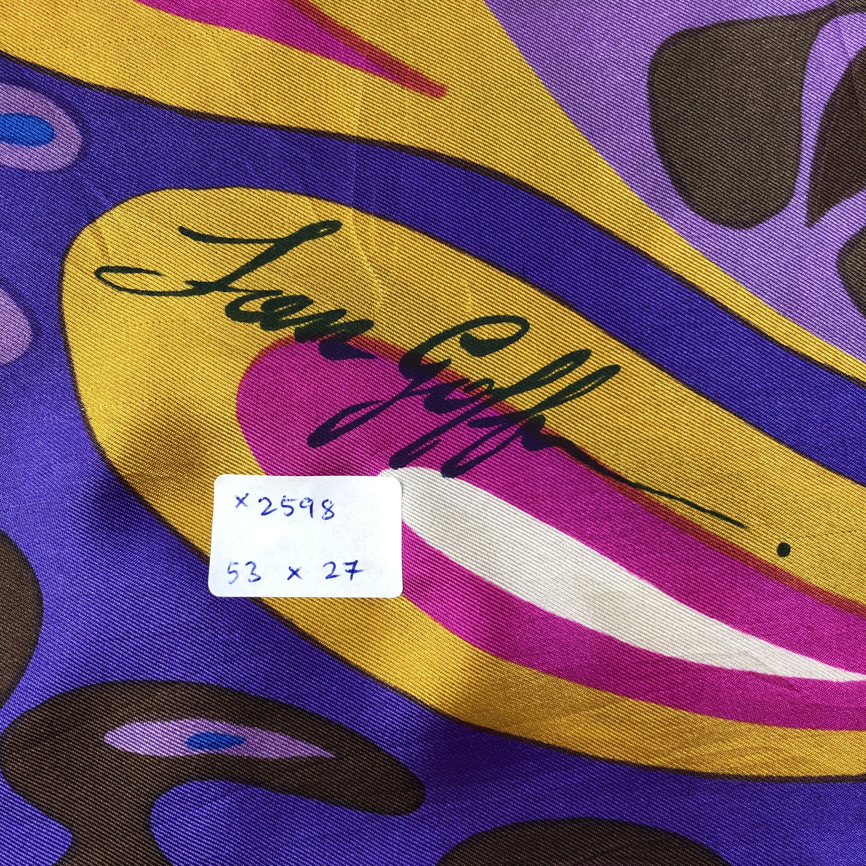 Vintage Vintage Silk Scarf Size ONE SIZE - 5 Thumbnail