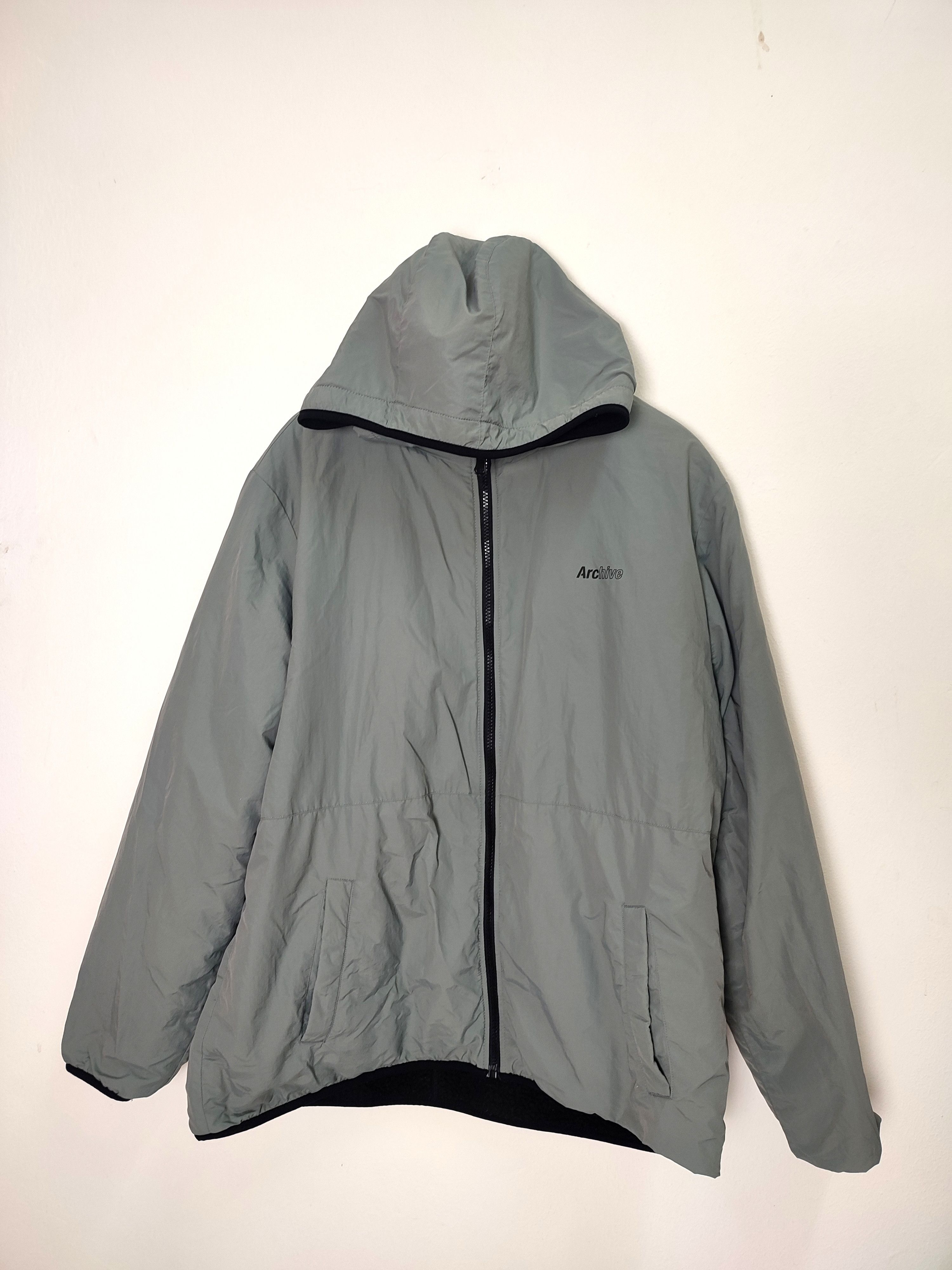 Japanese Brand Archive Management Fleece Hoodie Reversible Jacket Size US L / EU 52-54 / 3 - 10 Thumbnail
