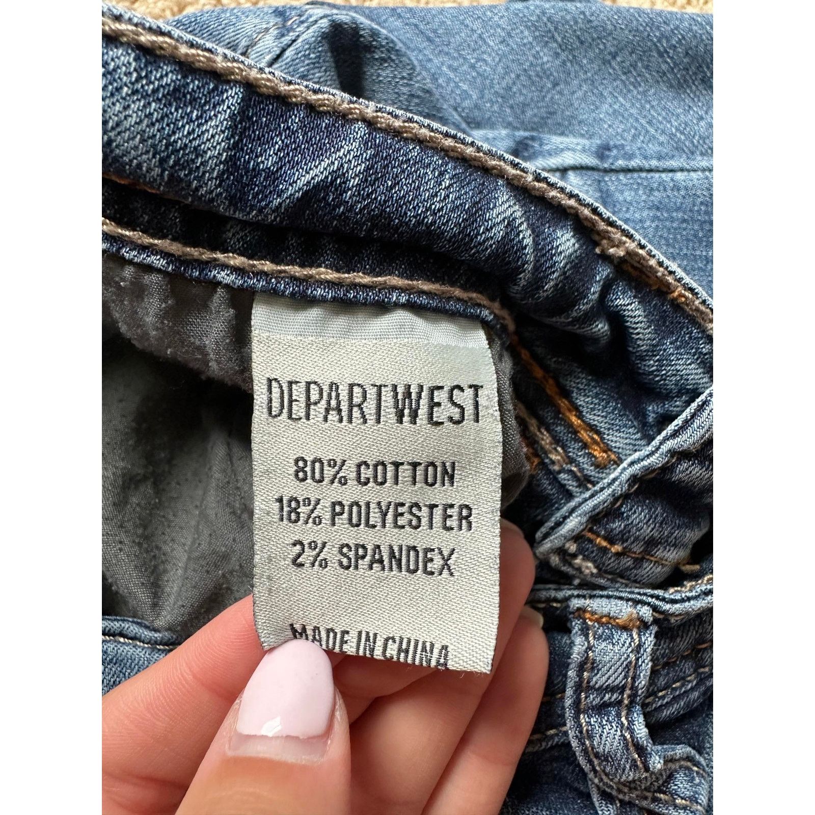 Other Departwest Seeker Stretch Straight Jeans Blue Mens 32R x 27W Size US 32 / EU 48 - 5 Thumbnail