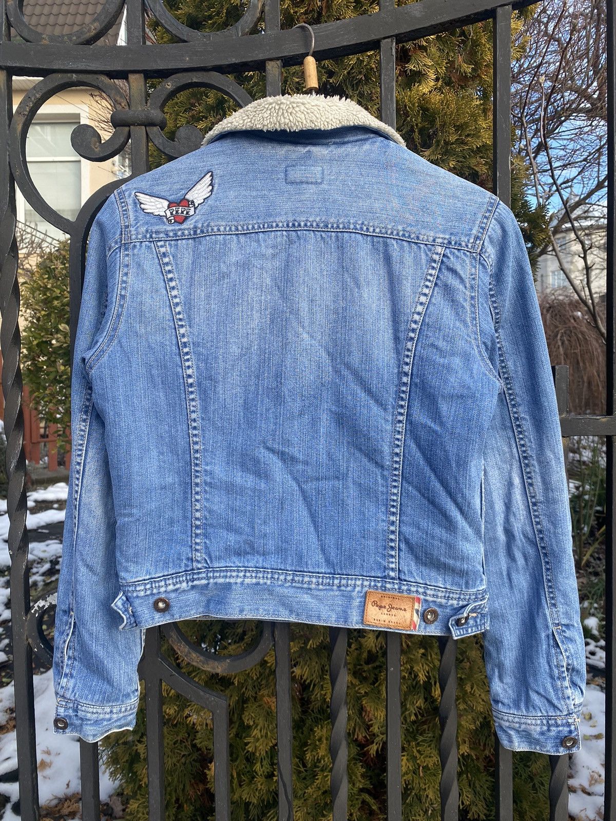 Pepe Jeans × Vintage Pepe Jeans London Denim Woman Jacket Blue Size M / US 6-8 / IT 42-44 - 15 Thumbnail