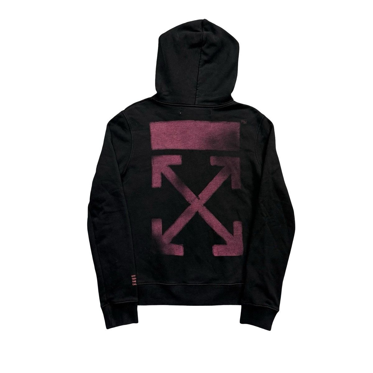 Off-White Off-White Diag Stencil Hoodie Size US S / EU 44-46 / 1 - 1 Thumbnail