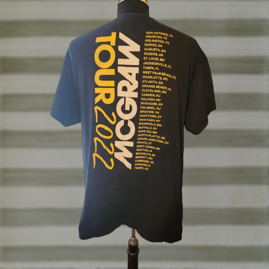 Doublet Tim McGraw T-Shirt Black Short Sleeve Crew Neck Double-Sided XL Adult Size US XL / EU 56 / 4 - 1 Thumbnail