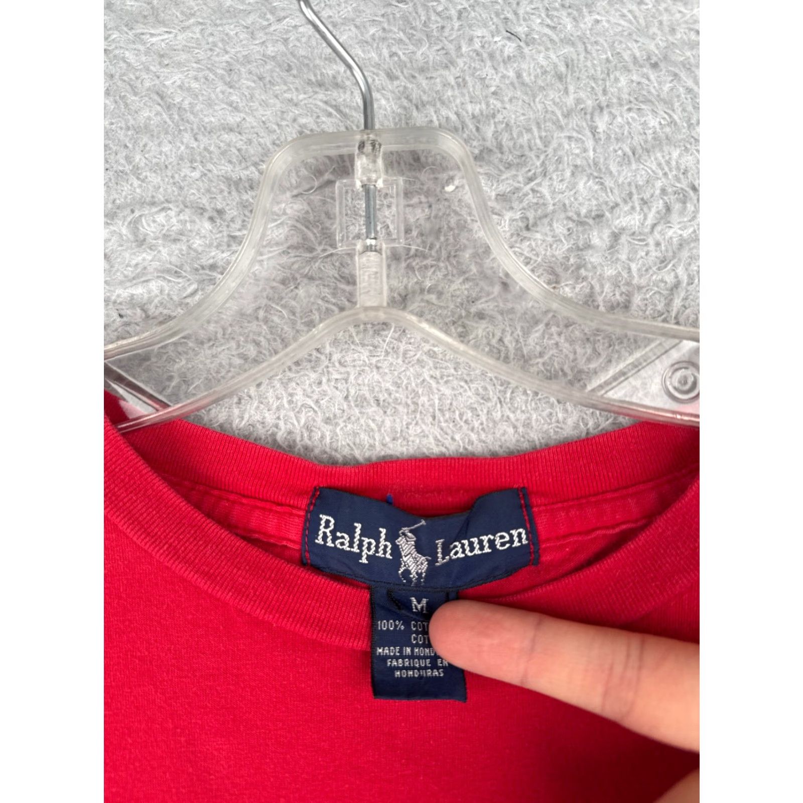 Ralph Lauren Polo Ralph Lauren Shirt Adult Medium Red Crew Neck Pocket Mens Size US M / EU 48-50 / 2 - 7 Thumbnail