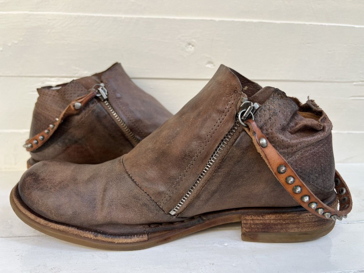 A.S.98 Airstep AS. 98 Women’s Leather Low Ankle Biker Moto Boots Size US 10 / IT 40 - 9 Thumbnail