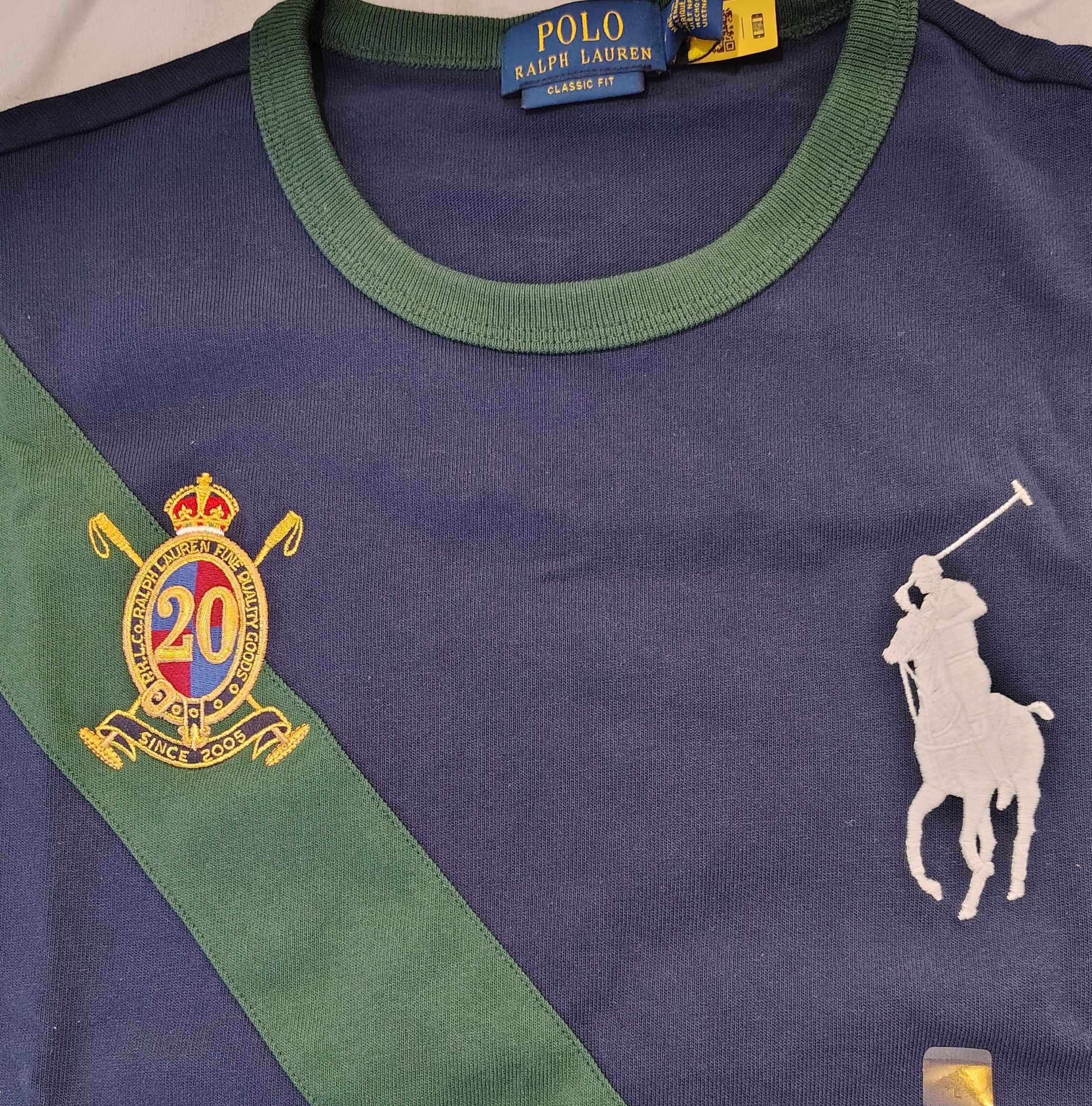 Polo Ralph Lauren Polo Ralph Lauren Crest Tee Navy Green NWT Size Large Size US L / EU 52-54 / 3 - 2 Thumbnail