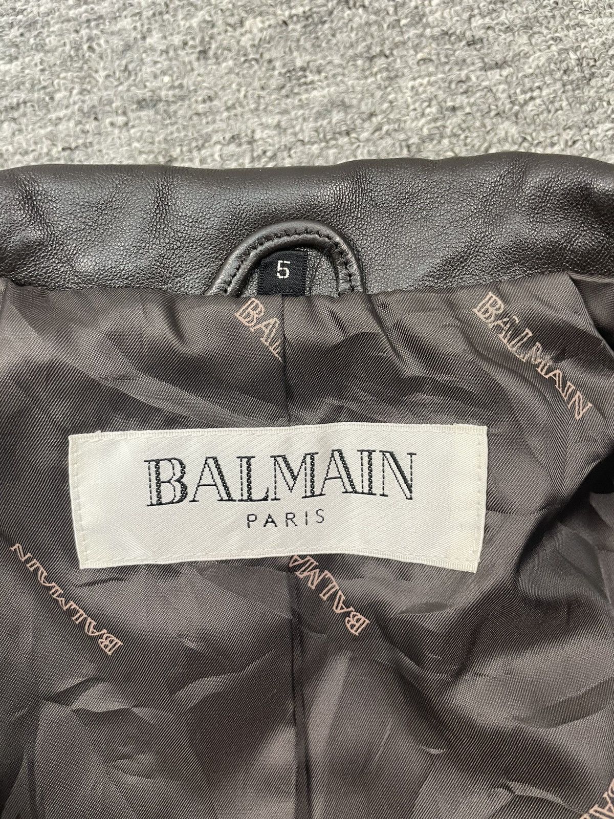 Balmain Vintage Balmain Sheepskin Coat Leather Jacket Size US S / EU 44-46 / 1 - 6 Thumbnail