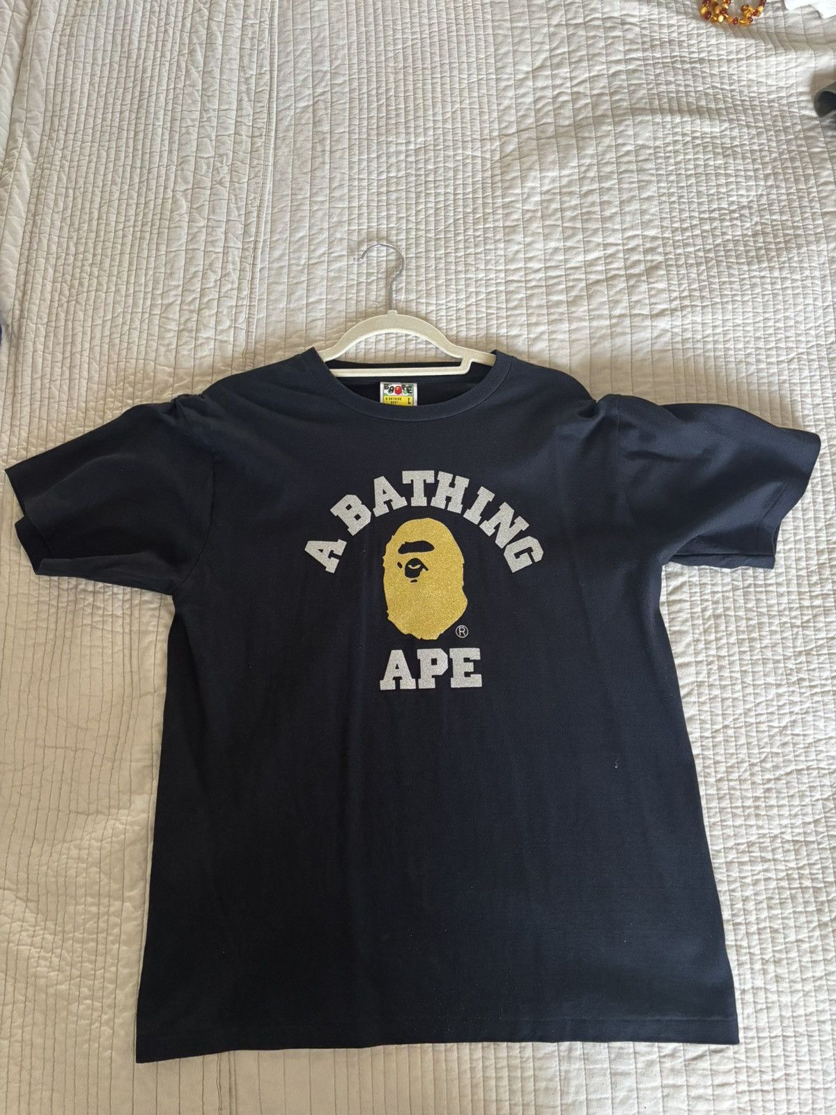 Bape Bape Bathing Ape Gloss College Tee Size US L / EU 52-54 / 3 - 1 Thumbnail