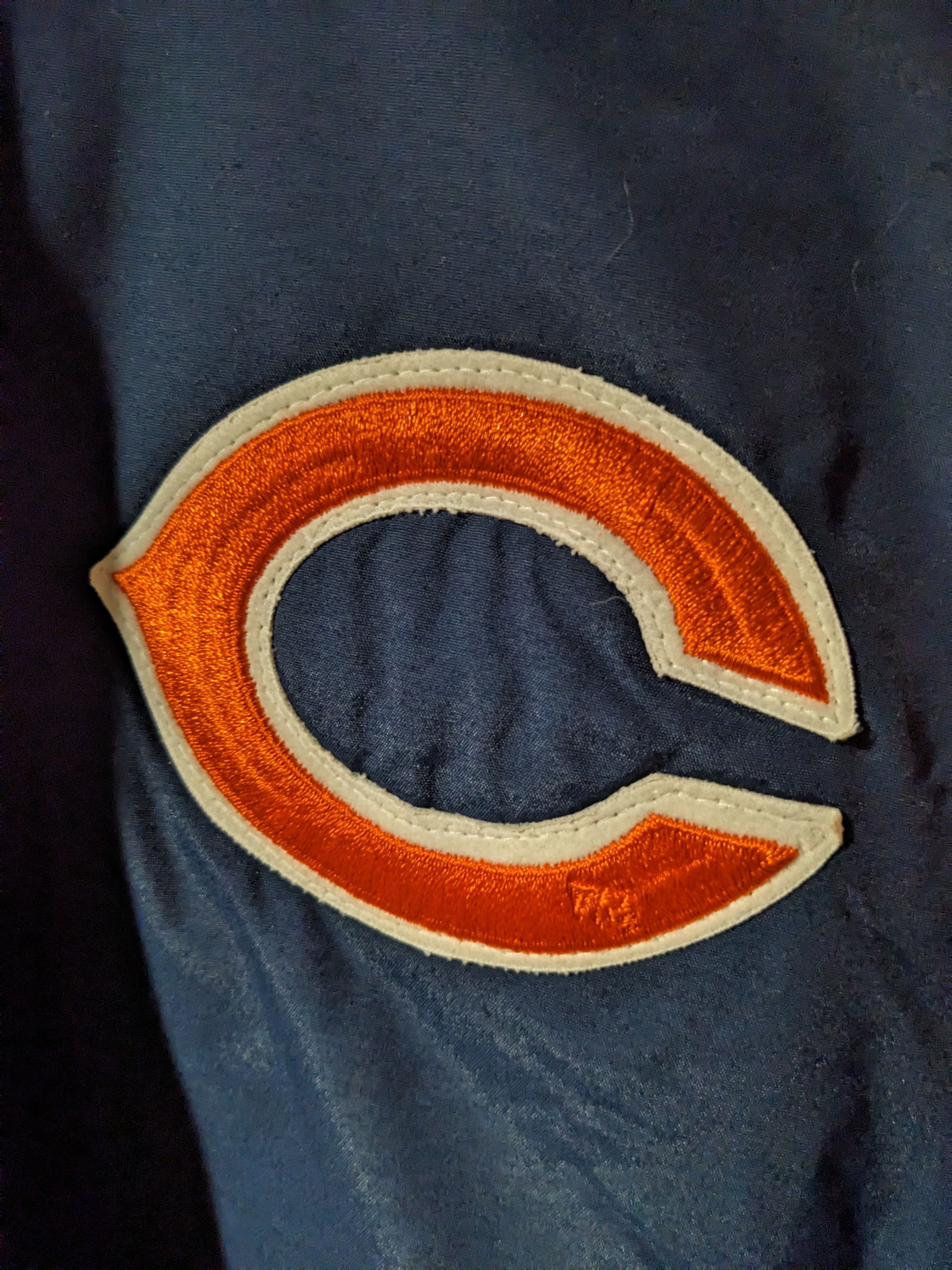 NFL × Vintage Vintage 90s Chicago Bears NFL Football Blue Large Jacket Size US L / EU 52-54 / 3 - 6 Thumbnail