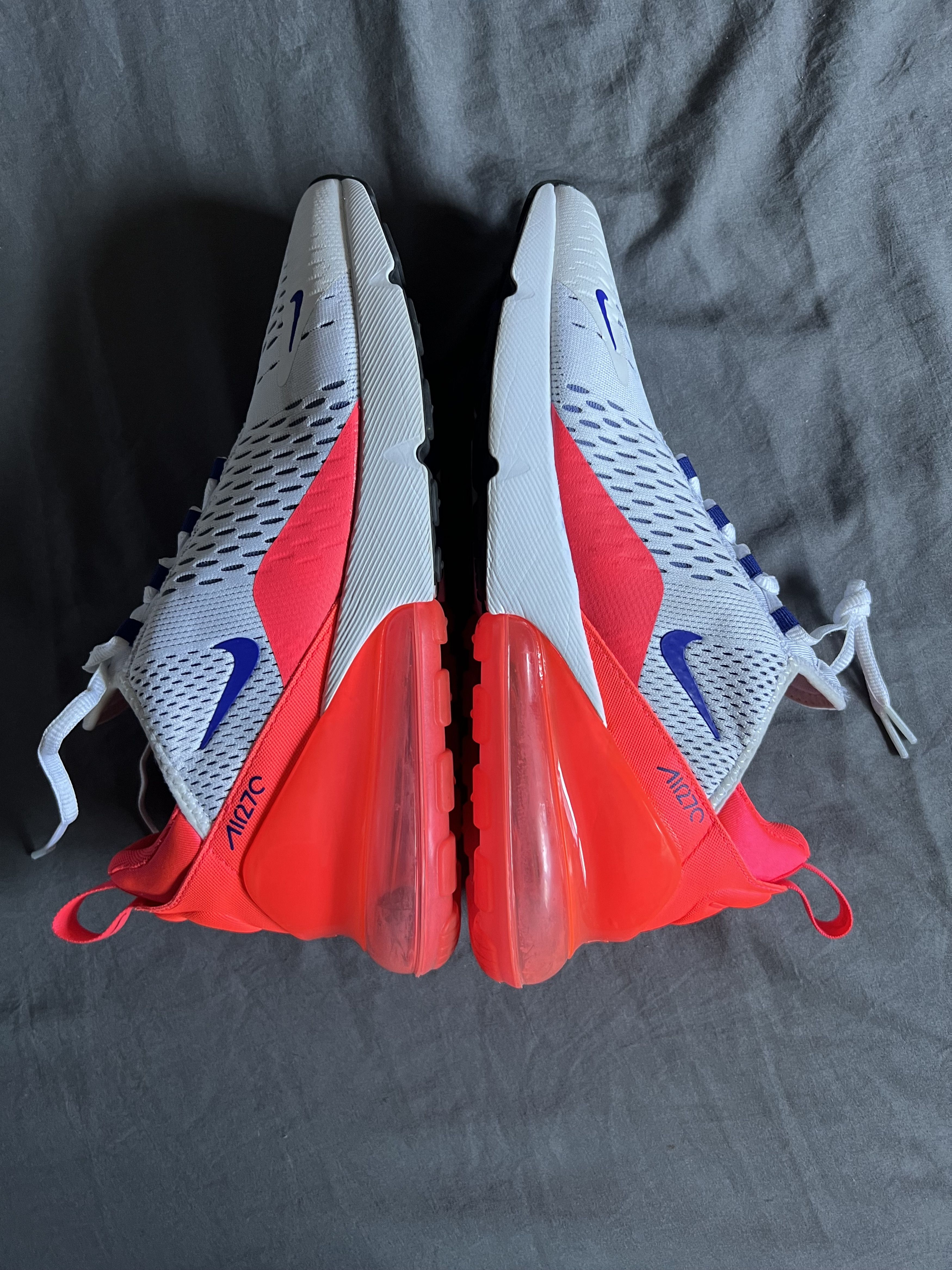 Nike Nike Air Max 270 Ultramarine & Solar Red sz 11.5/10 Size US 10 / EU 43 - 3 Thumbnail