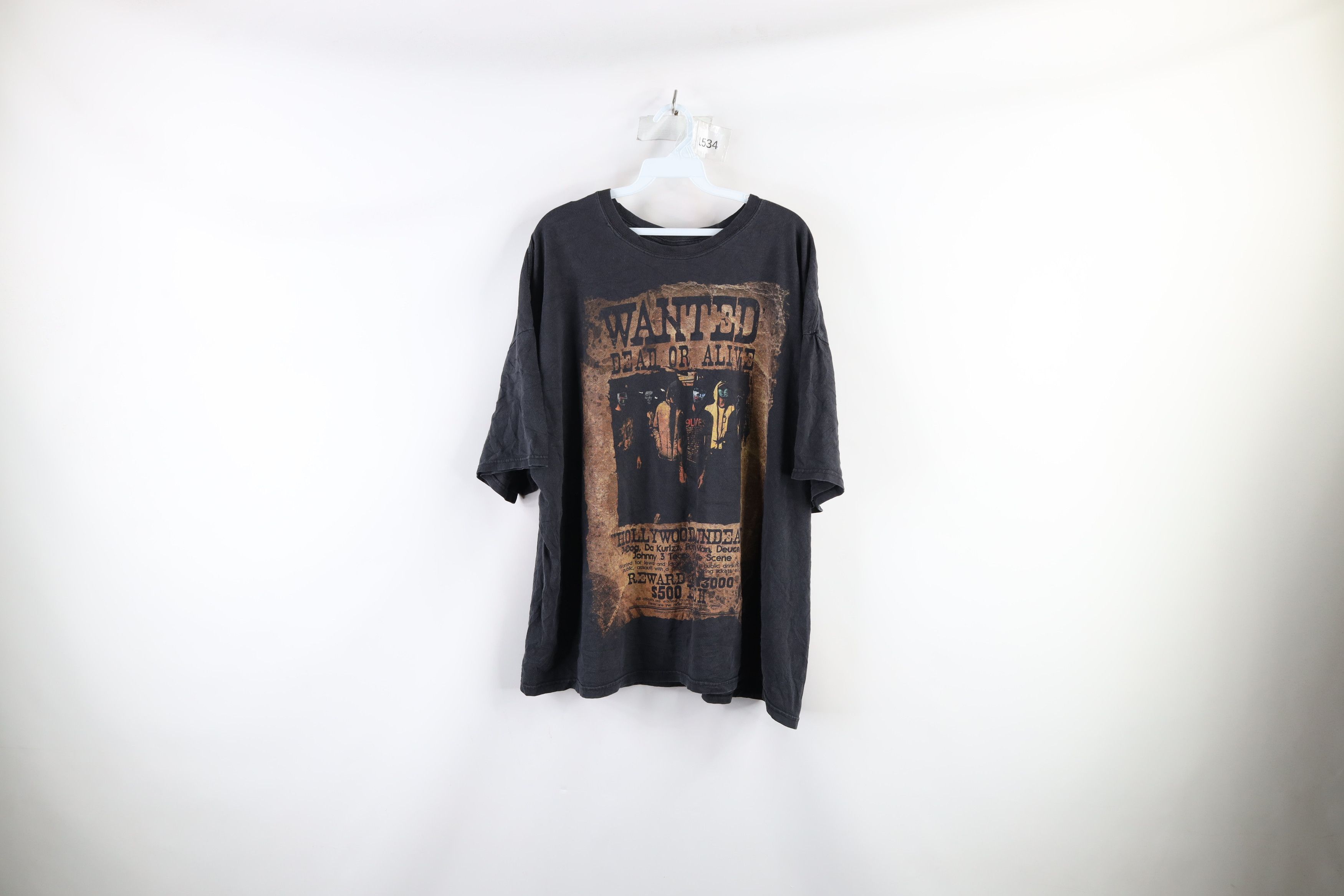 Vintage Vintage Y2K Dead or Alive Hollywood Undead Band T-Shirt Size US XXL / EU 58 / 5 - 1 Thumbnail