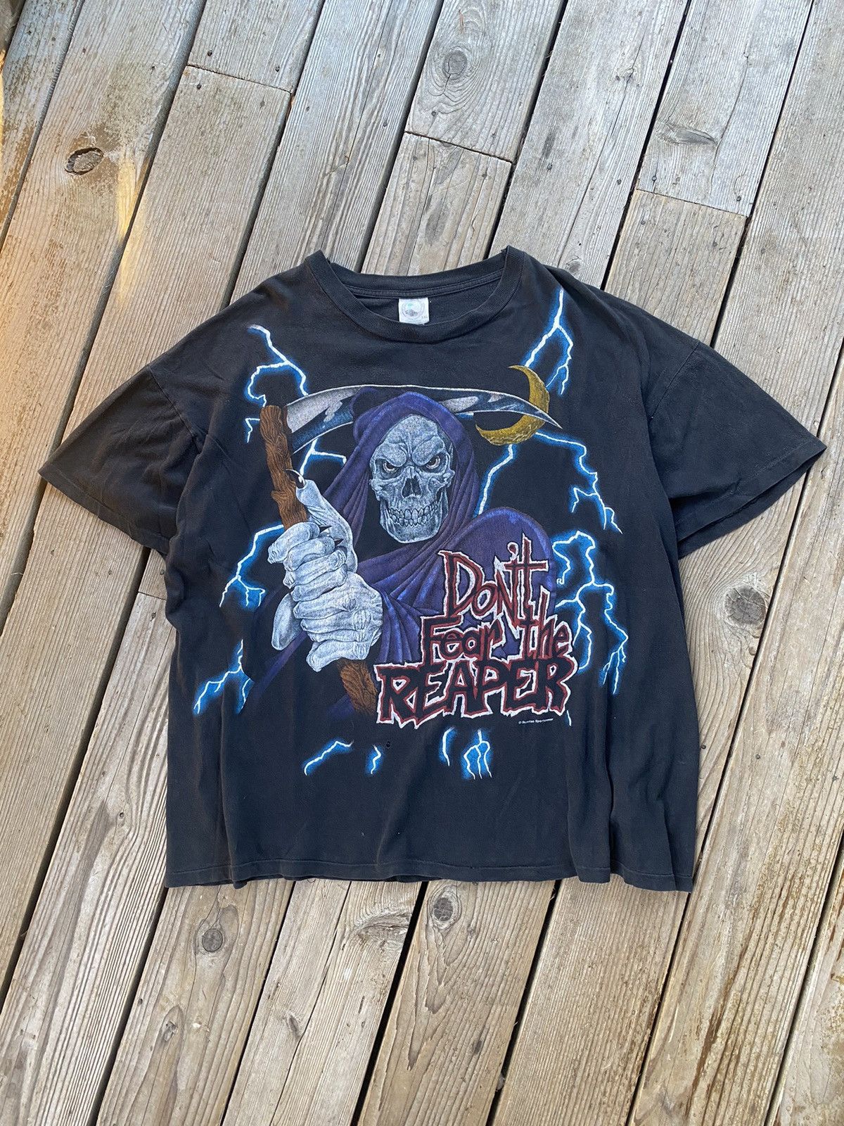 Harley Davidson Vintage Don’t Fear The Reaper American Thunder Tee Size US XXL / EU 58 / 5 - 1 Thumbnail