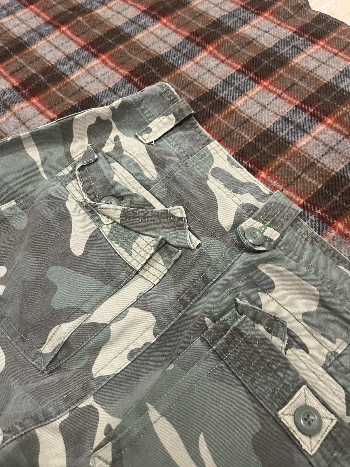Dickies Y2K 2000’s Baggy Camo Military Skater Cargo Pants 34 x 30 Size US 34 / EU 50 - 10 Thumbnail